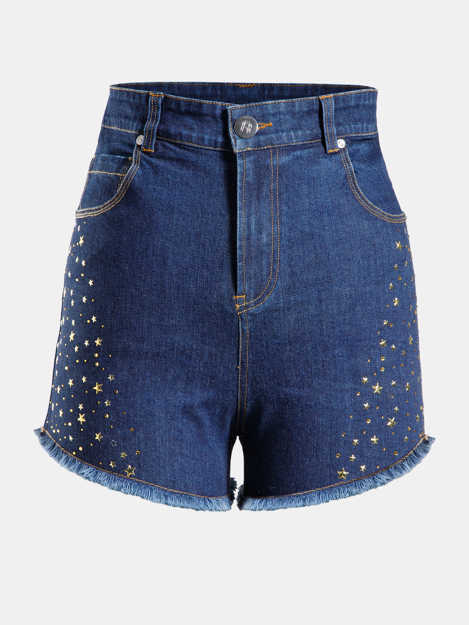 Real n Rare Denim Shorts - Dark Blue