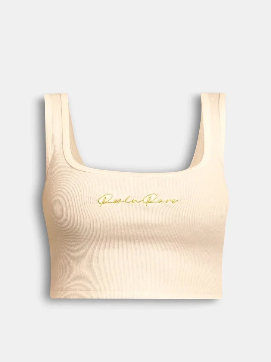 Beige Breathe Crop Top - REAL n RARE