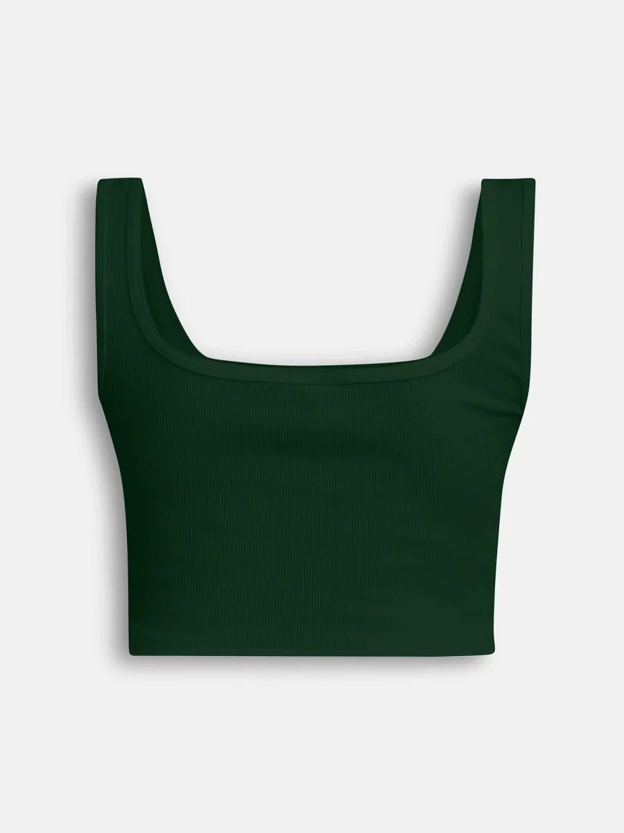 Green Breathe Crop Top - REAL n RARE