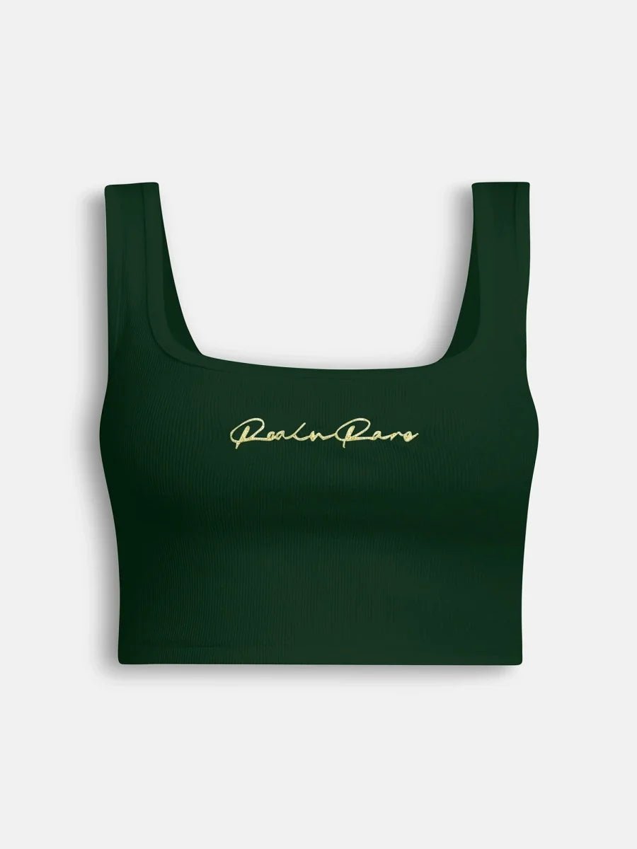 Green Breathe Crop Top - REAL n RARE