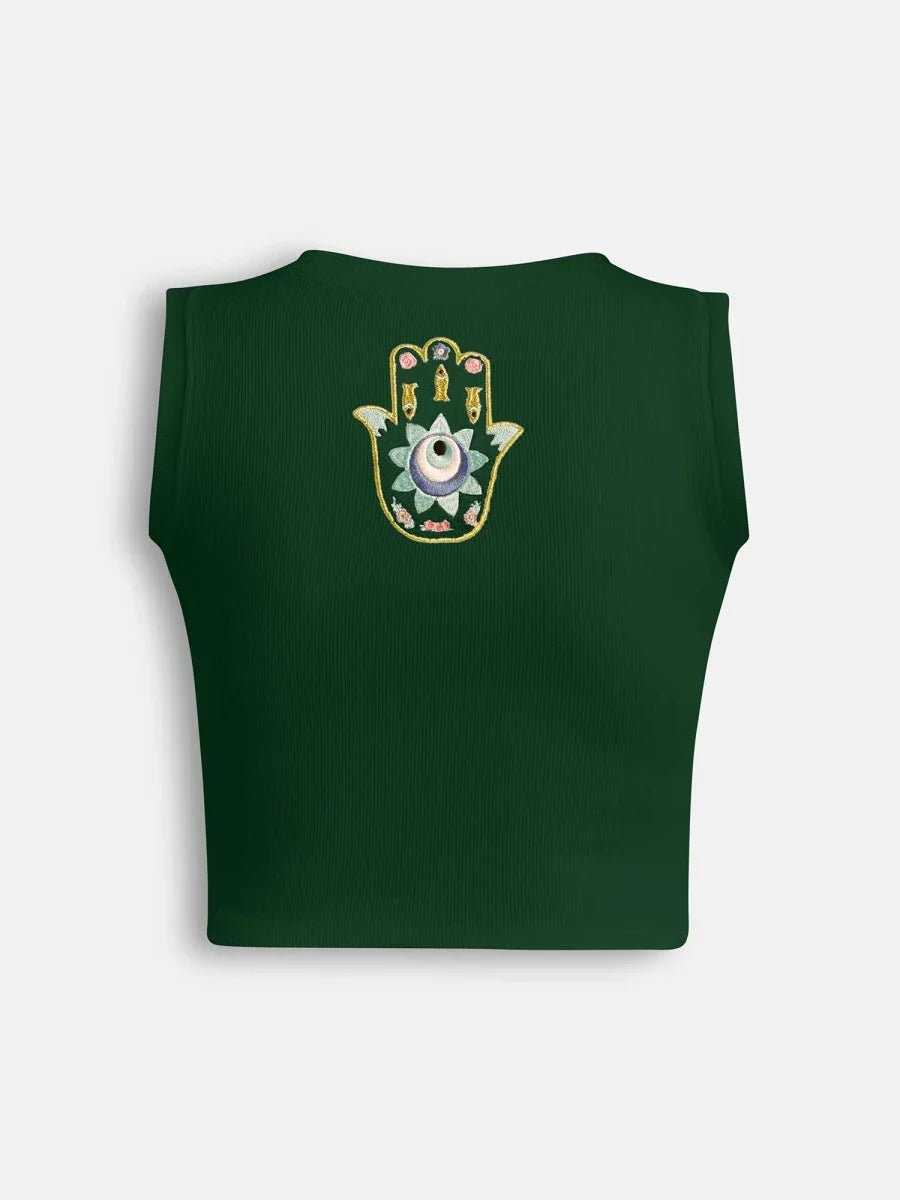 Green Peace Crop Top - REAL n RARE