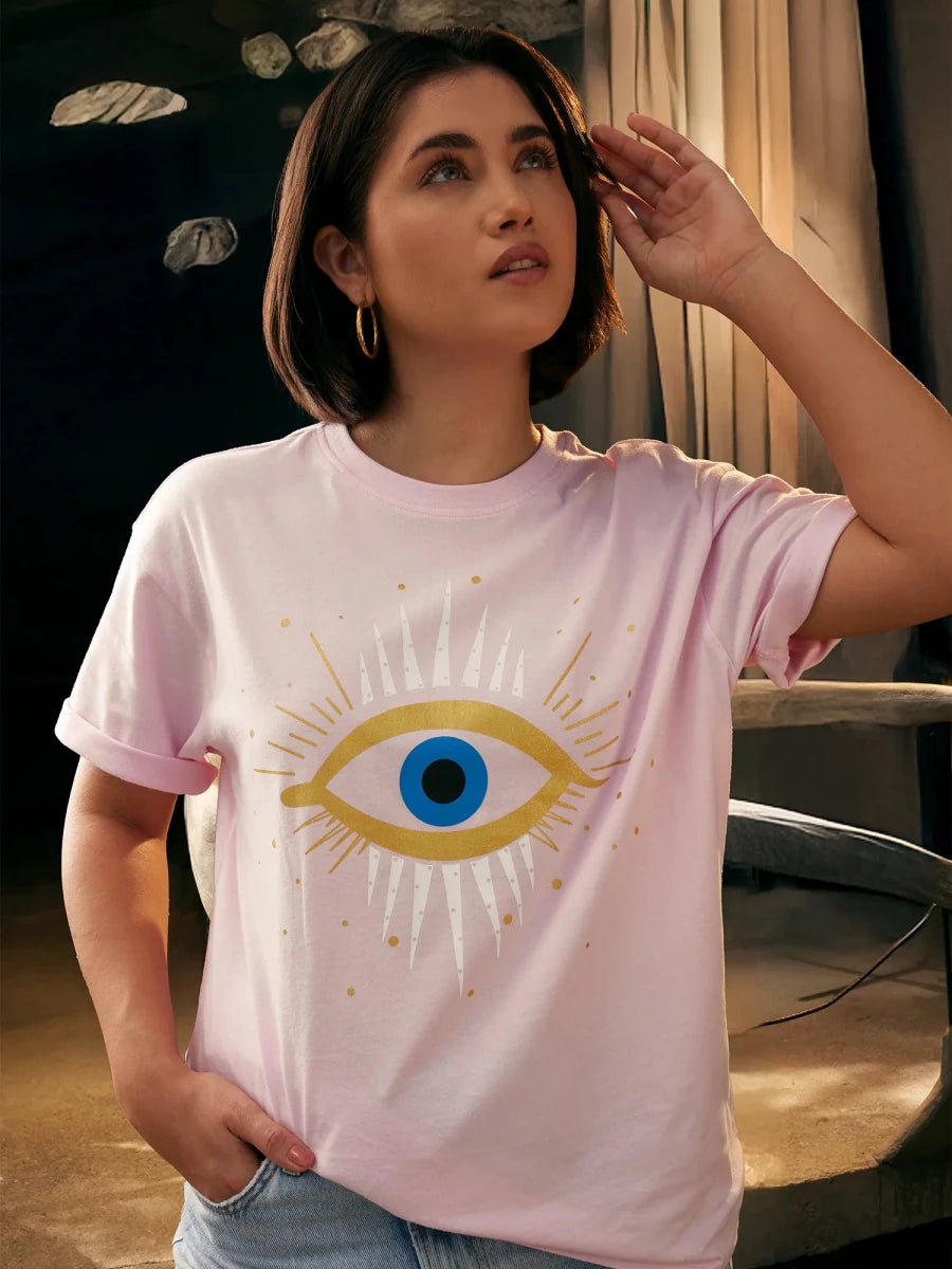 Light Oversized Tee - Pink - REAL n RARE