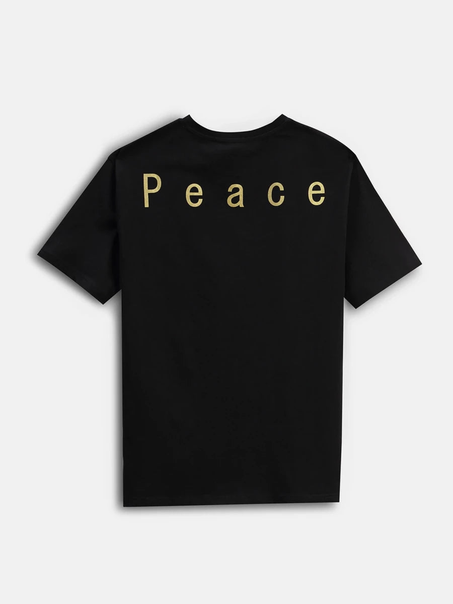 Peace Oversized Tee - Black - REAL n RARE