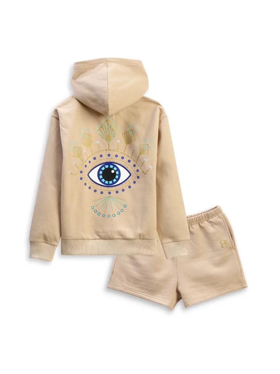 Vision Hoodie & Shorts - Beige - REAL n RARE