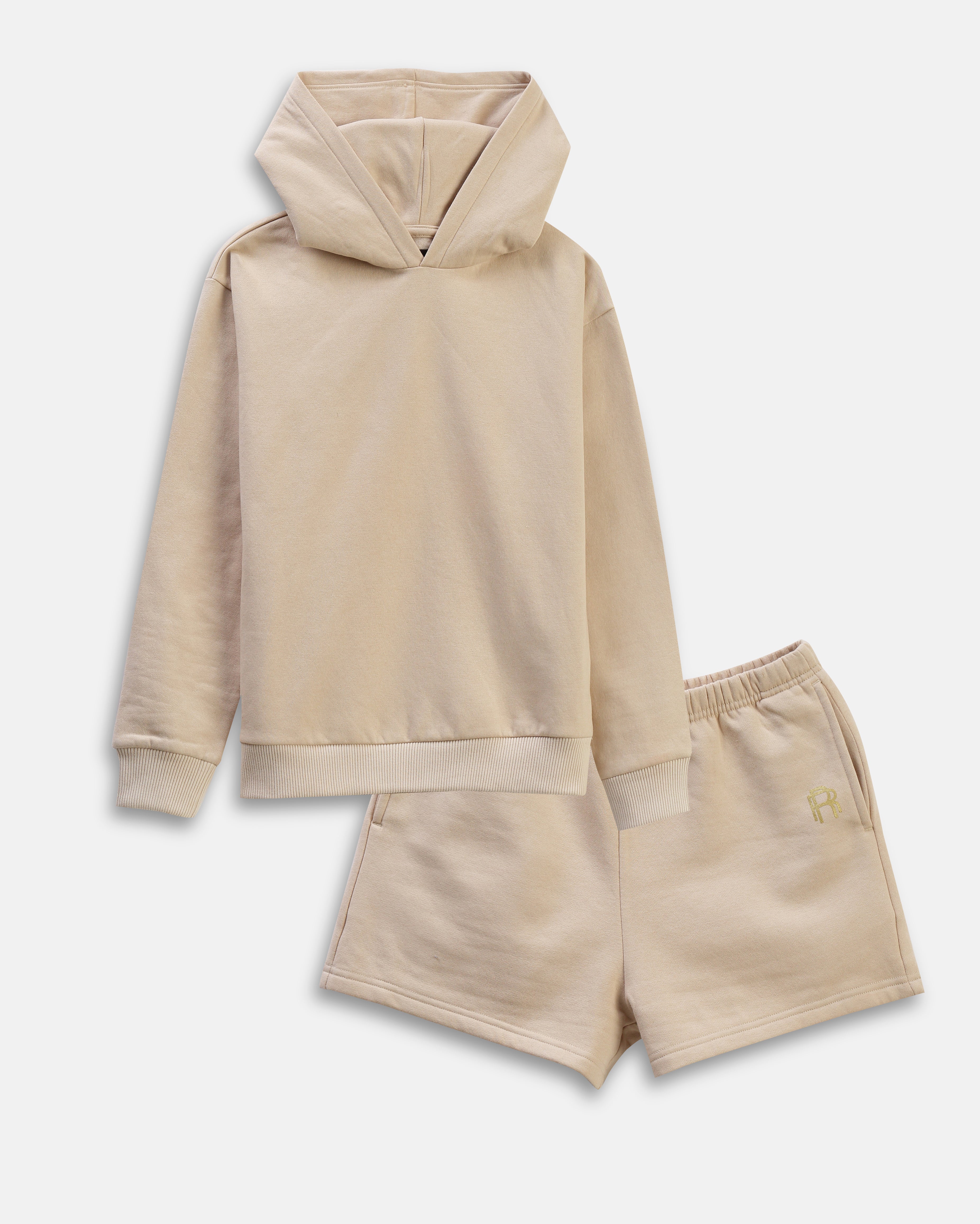 Vision Hoodie & Shorts - Beige.