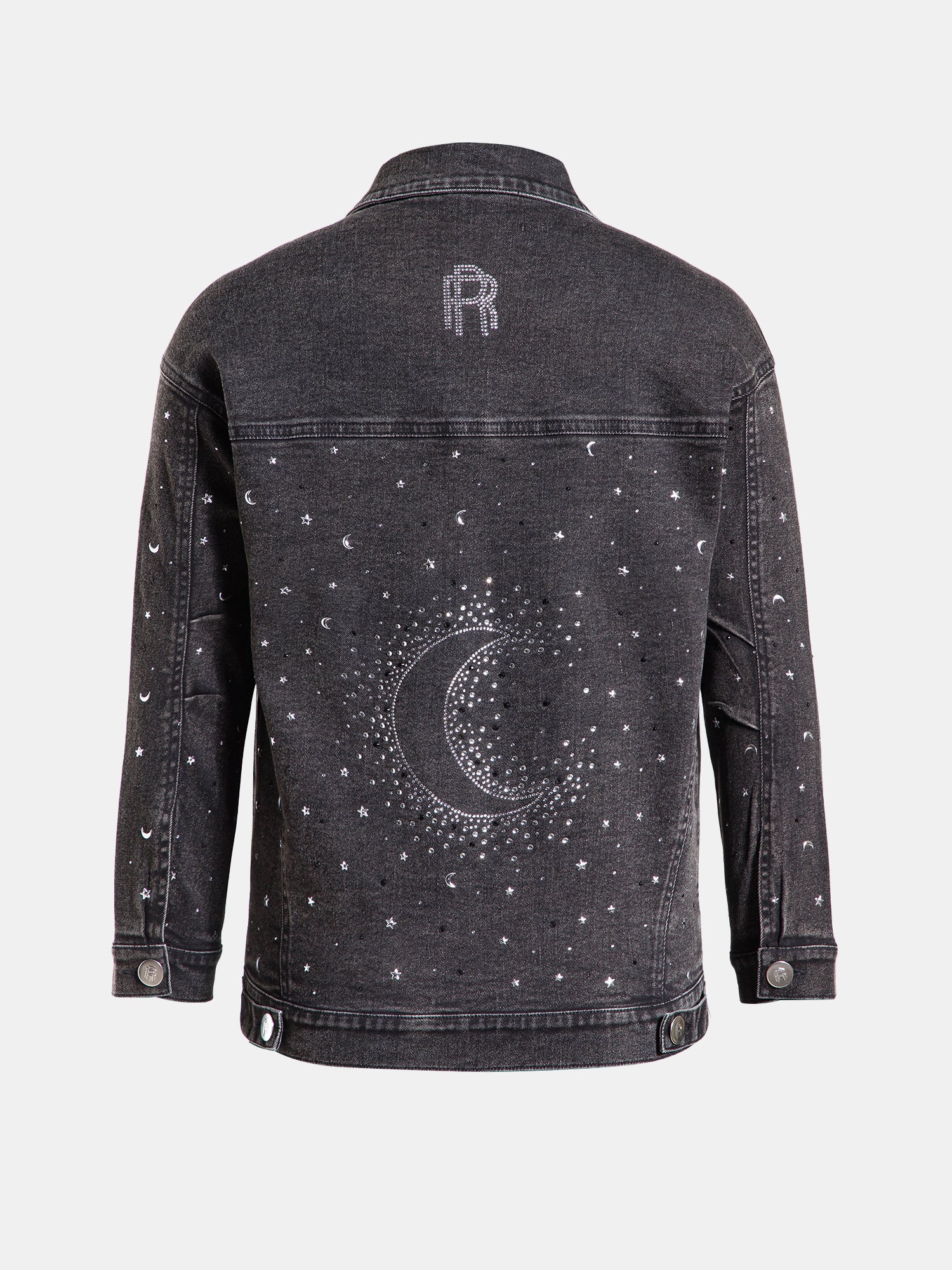 Real n Rare Denim Oversized Jacket - Light Black