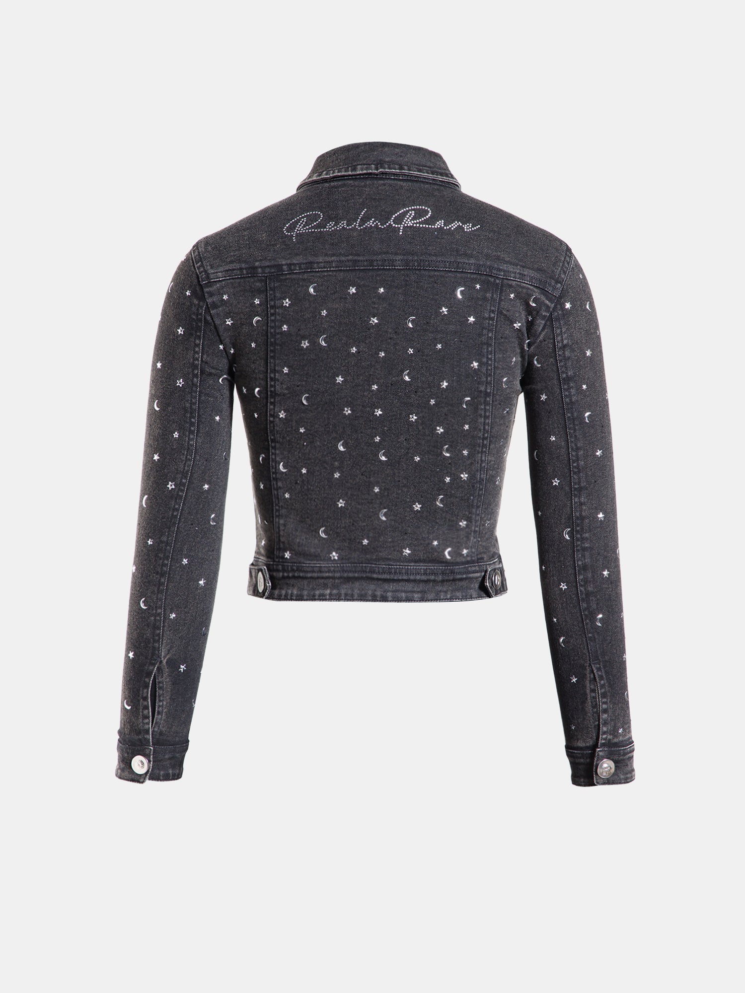 Real n Rare Denim Crop Jacket - Light Black