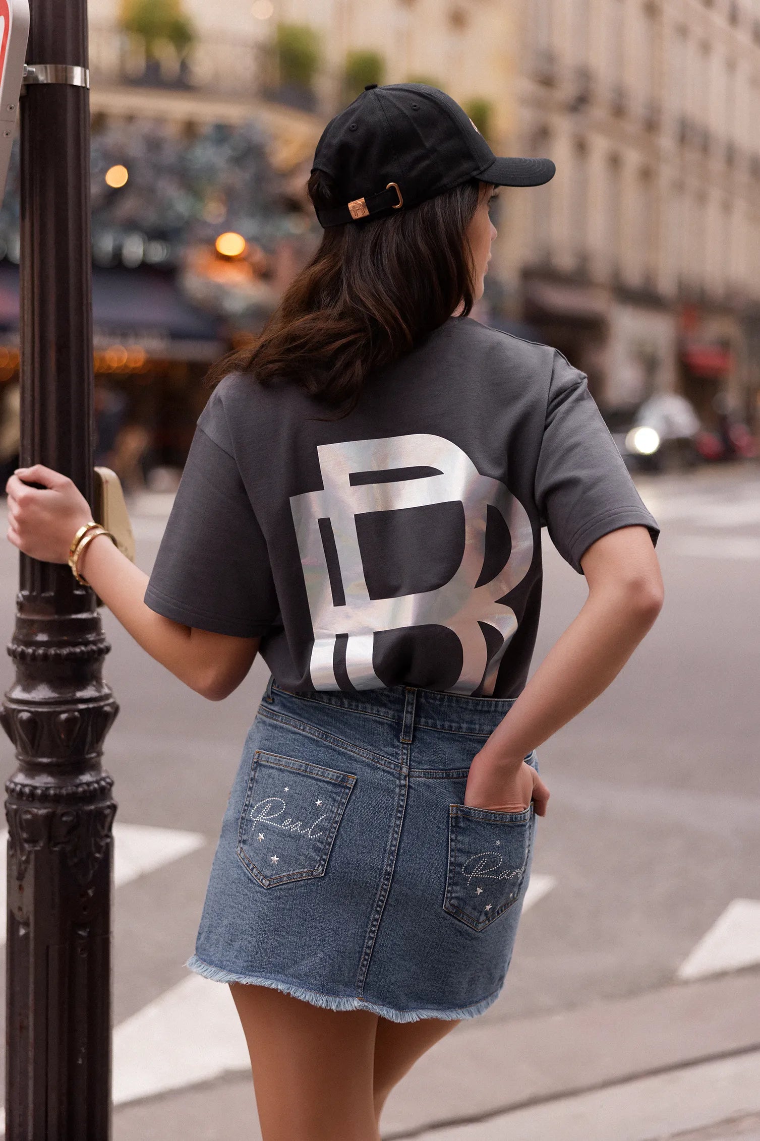 Blindly Oversized Tee - Grey