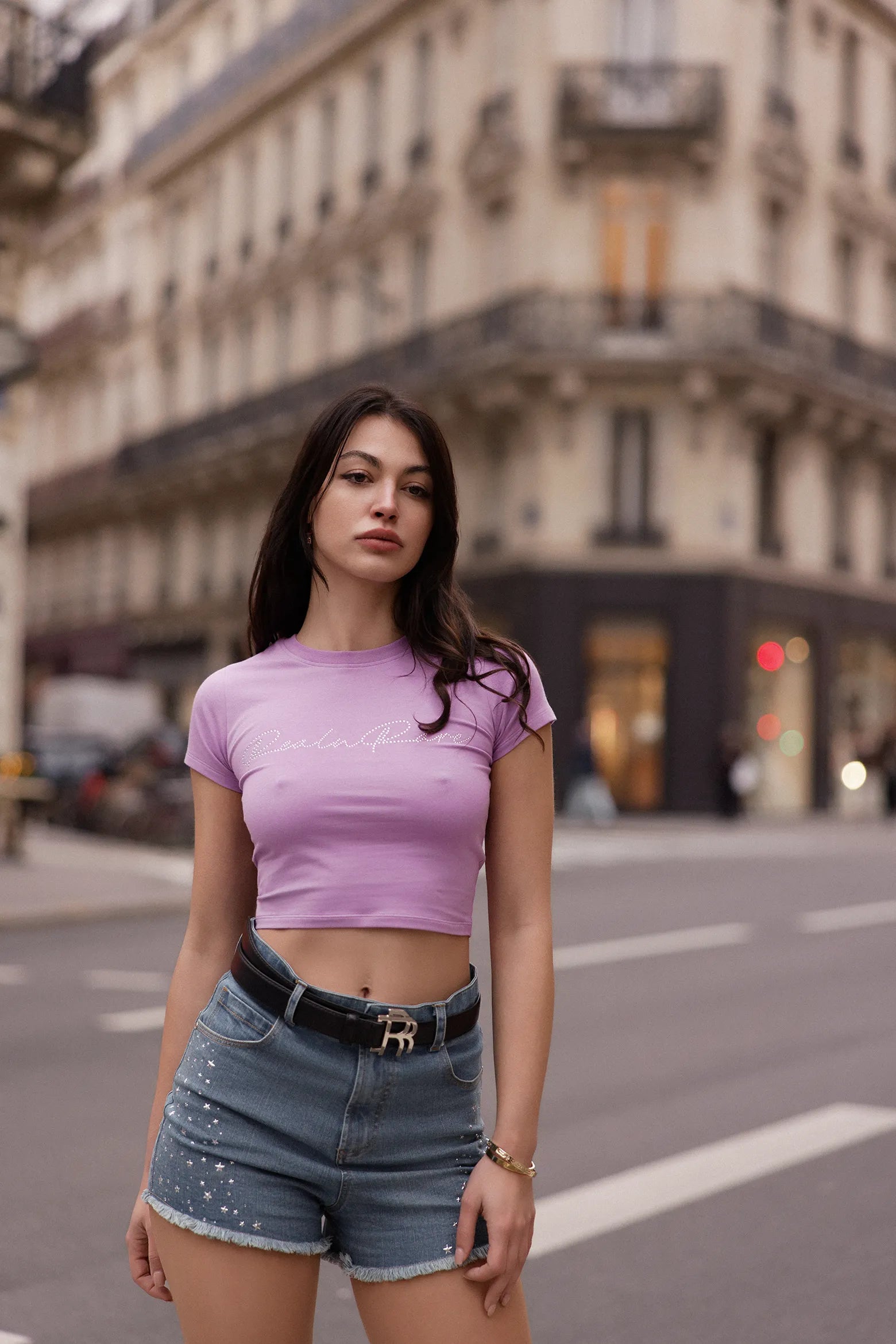 Real n Rare Crop Tee - Pink