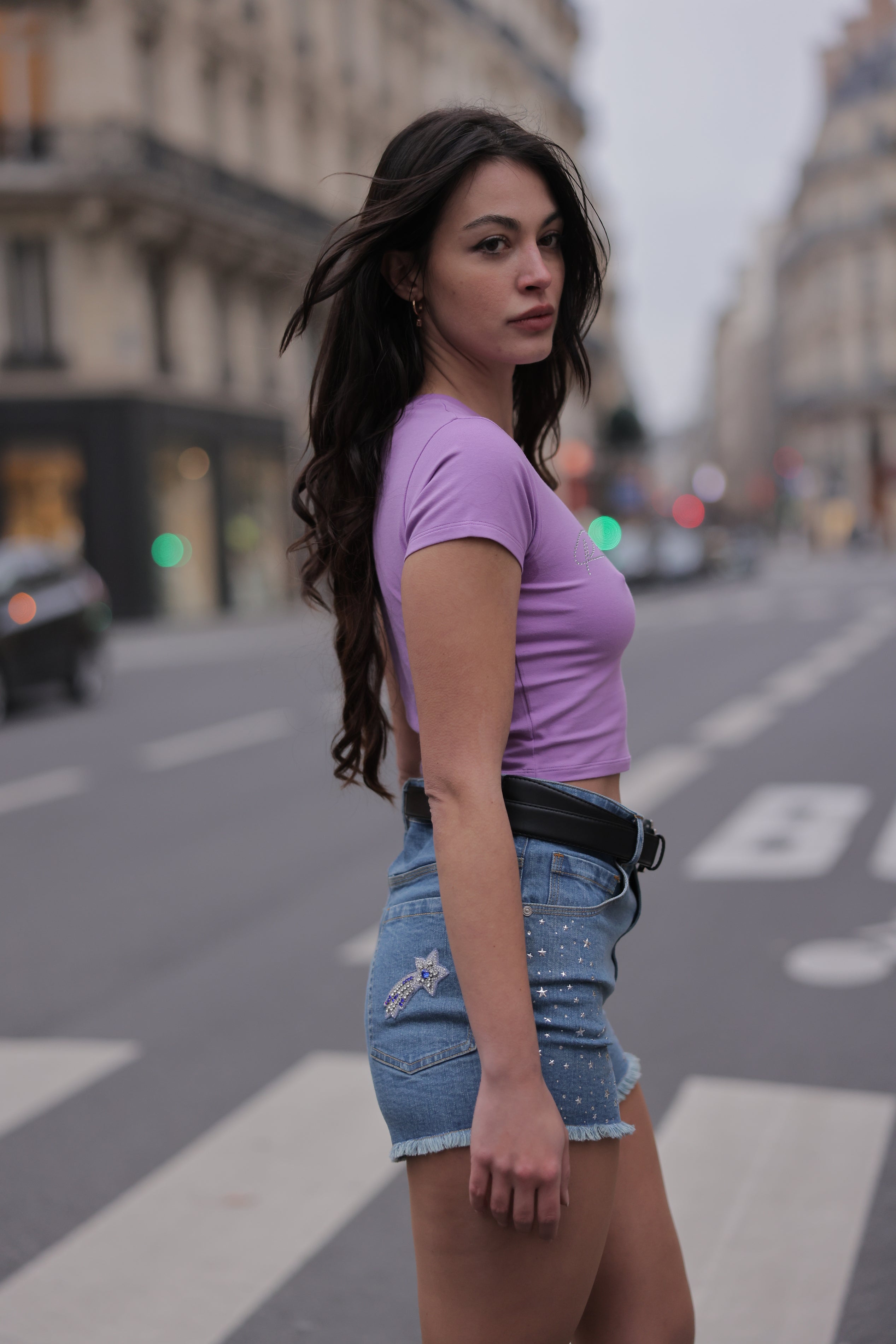 Real n Rare Denim Shorts - Light Blue