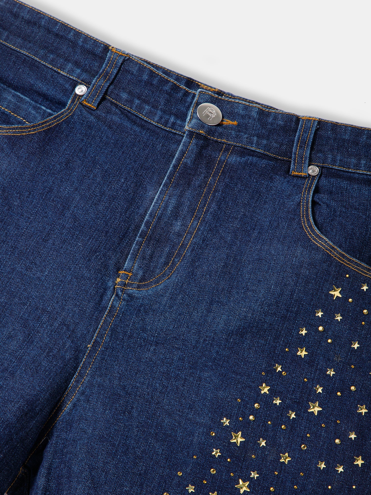 Real n Rare Denim Shorts - Dark Blue