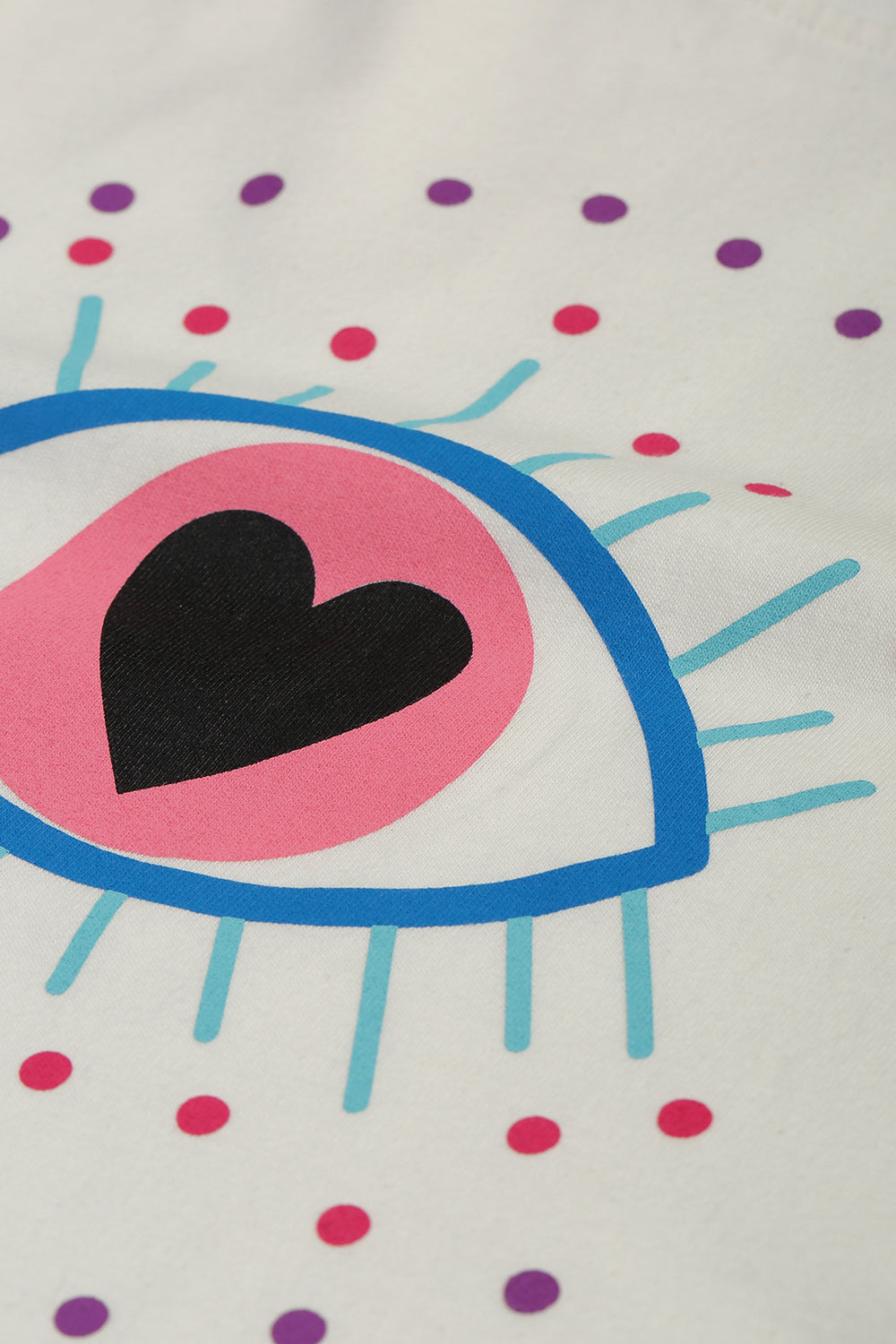 Spread Love Crop Top - Off White.