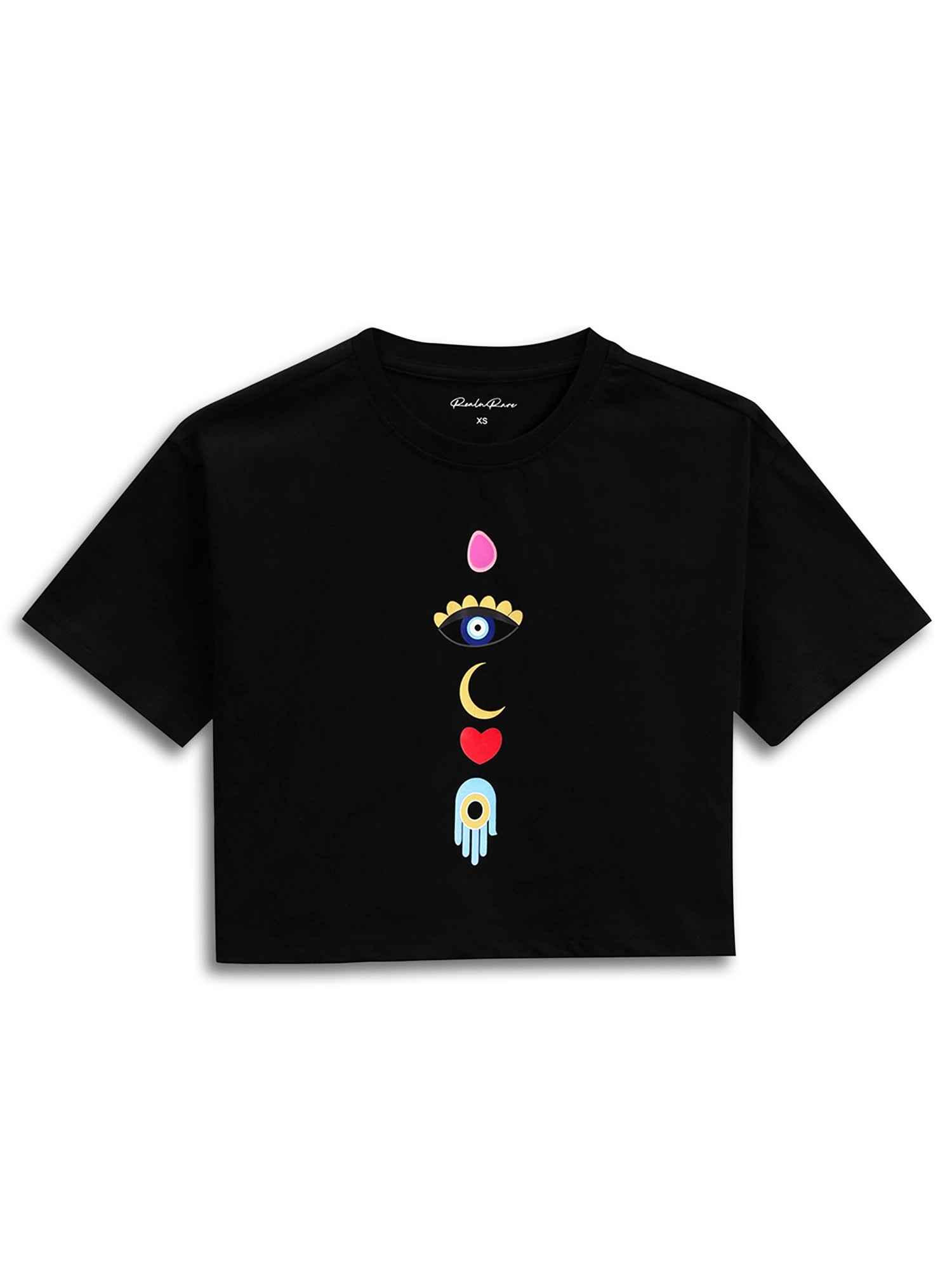 Believe Crop Top - Black