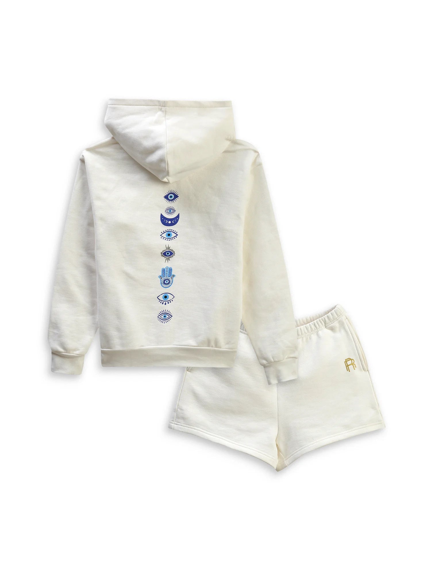 Evolve Hoodie & Shorts - Cream