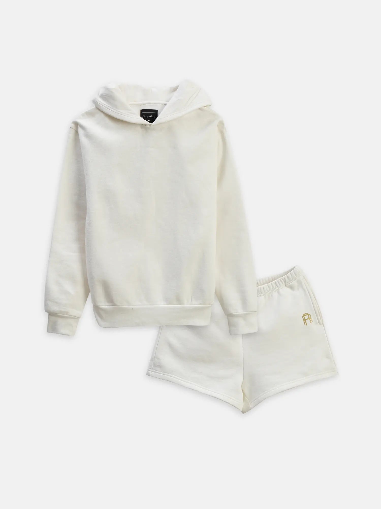 Evolve Hoodie & Shorts - Cream.