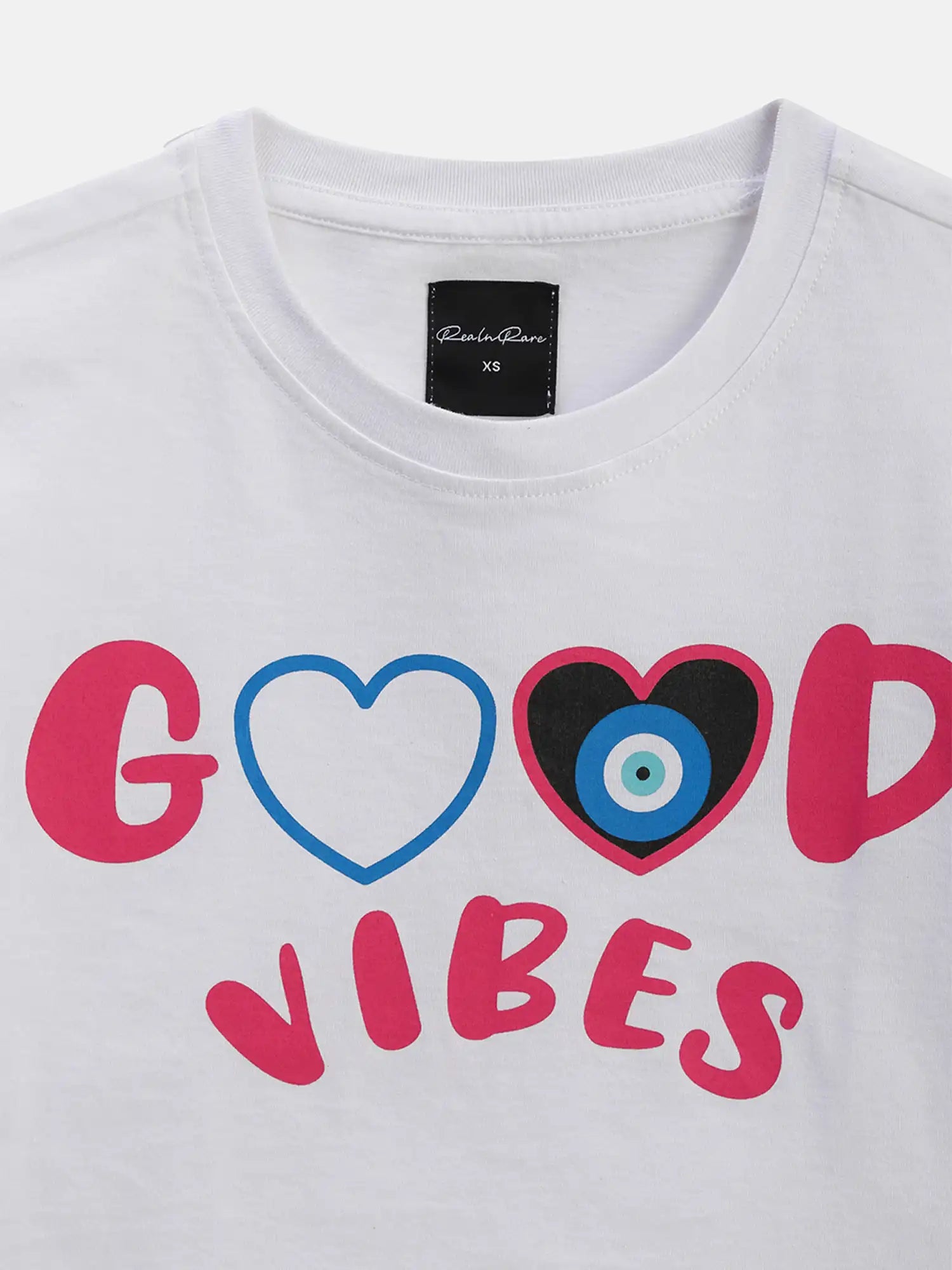 Good Vibes Crop Top - White