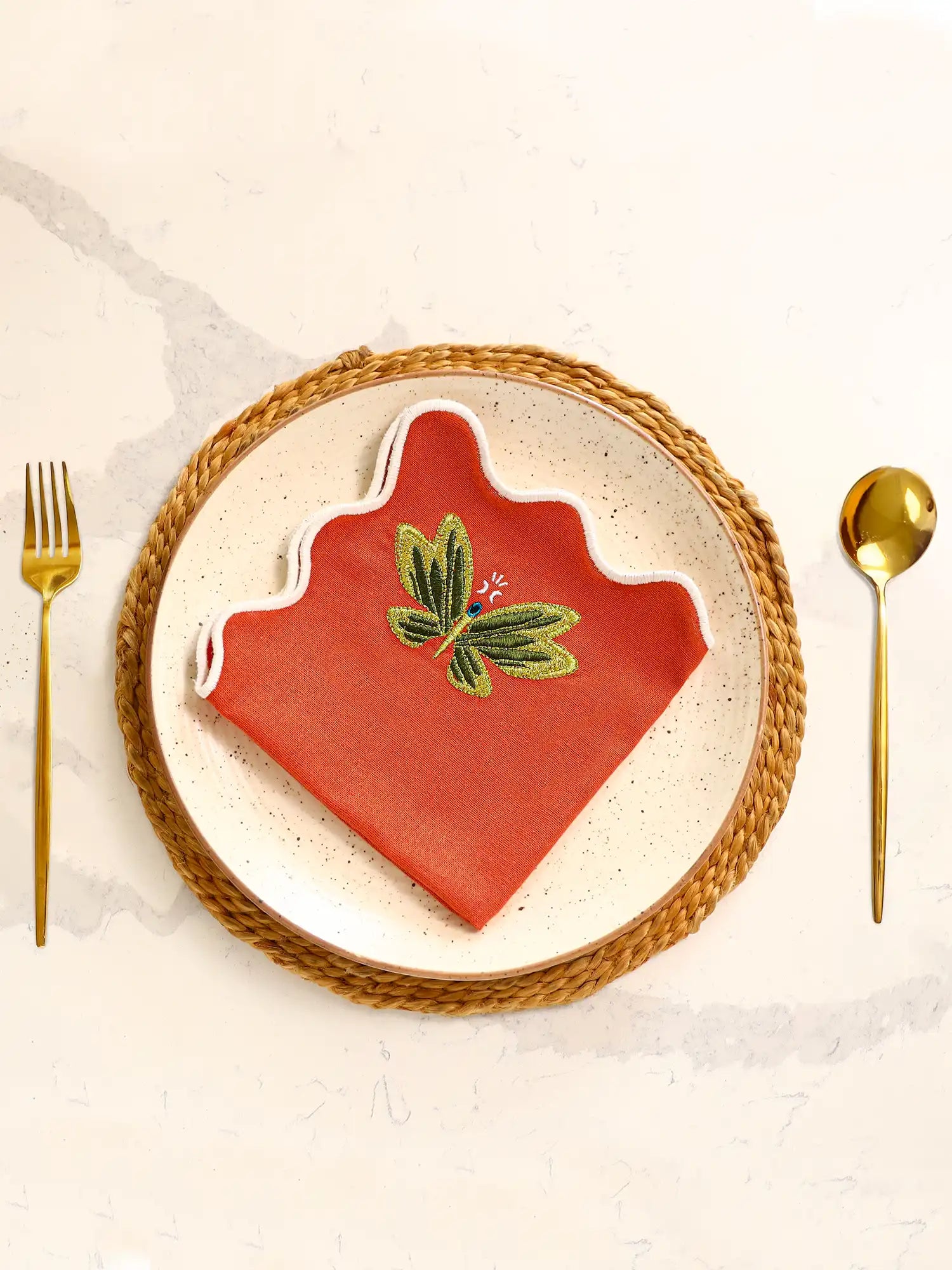 Table Napkins (Coral - Set of 2)