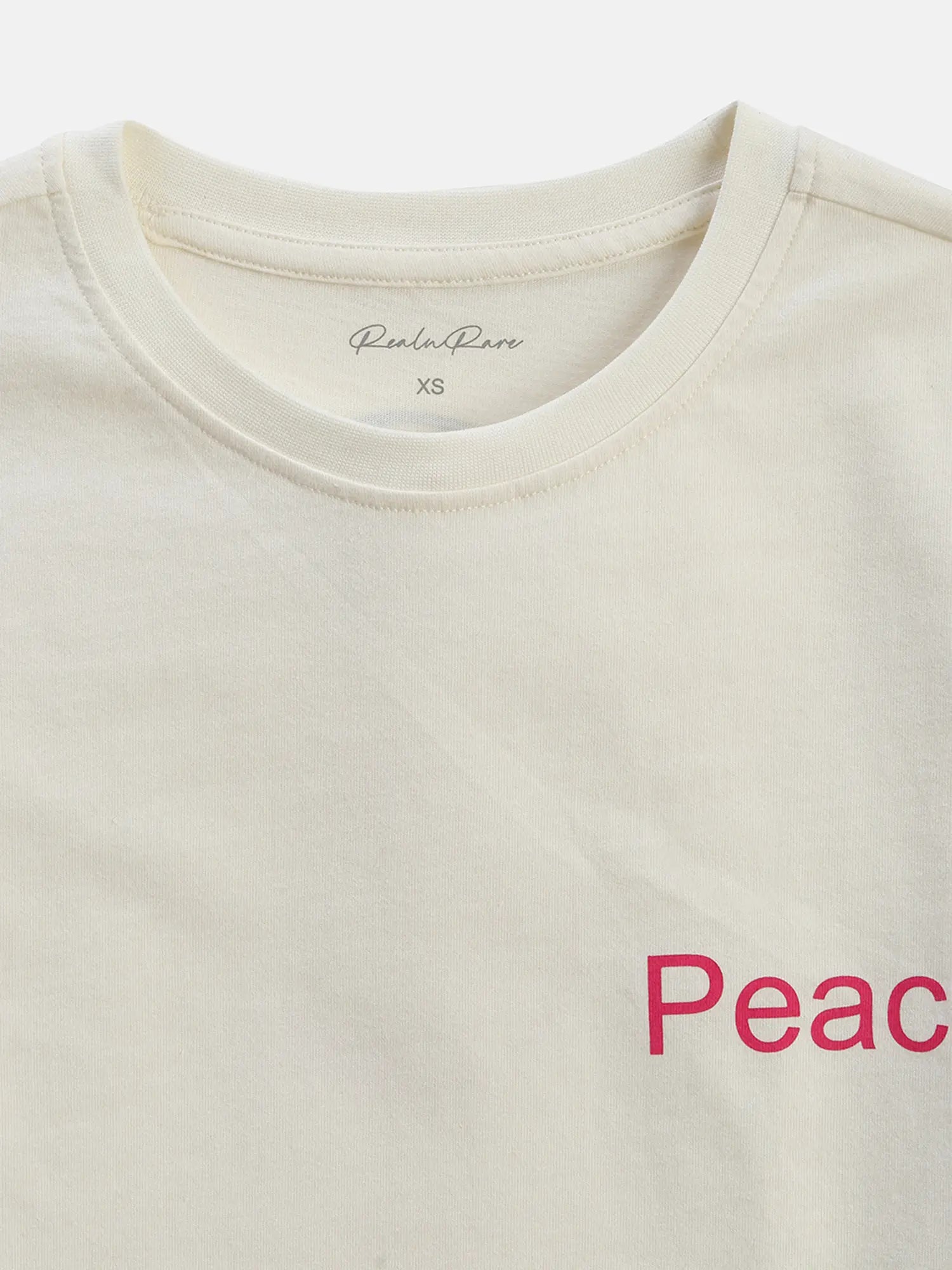 Peace Off Oversized Tee - Off White