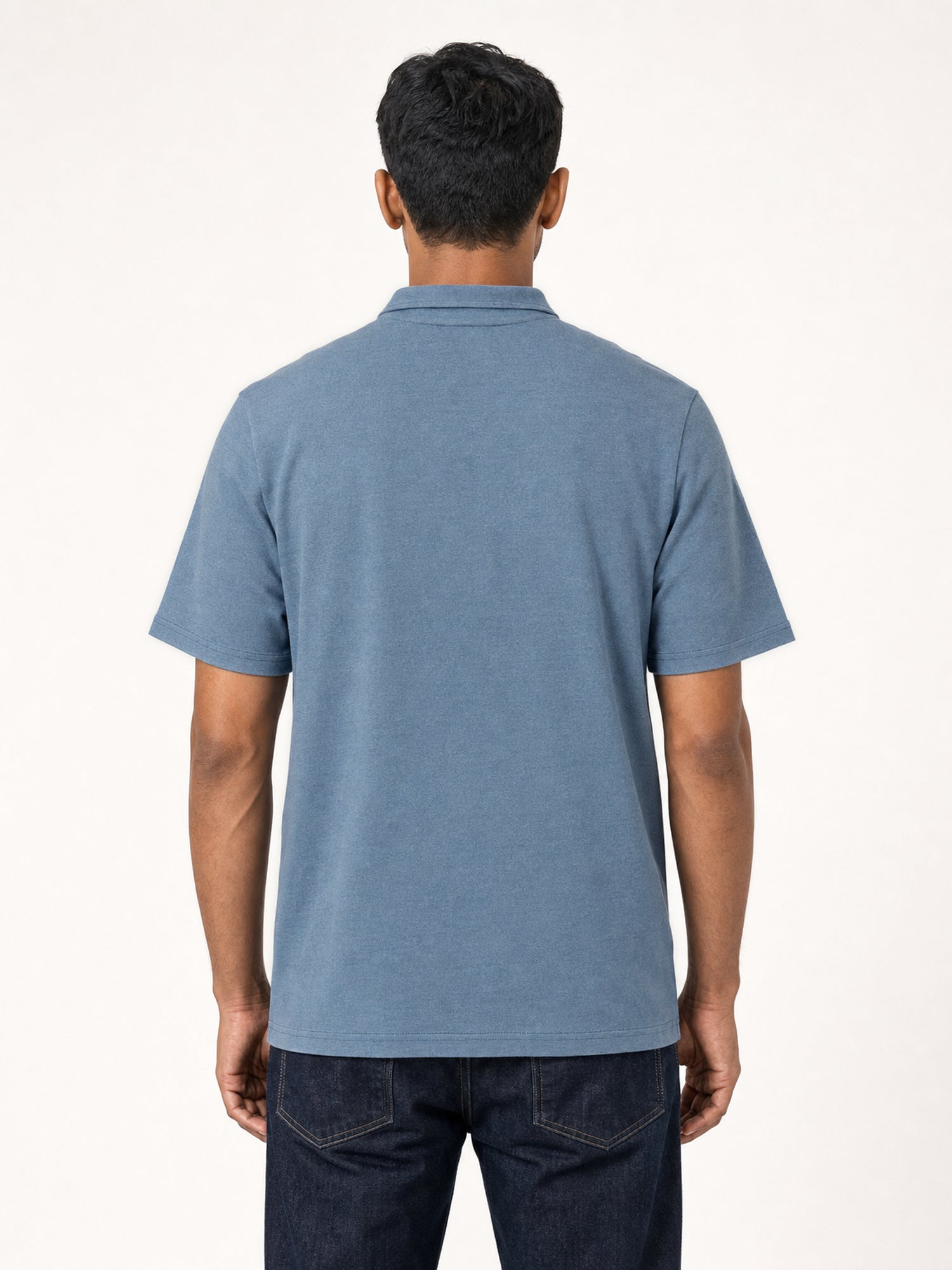 Men's Shirt - Steel Blue — 03 back full