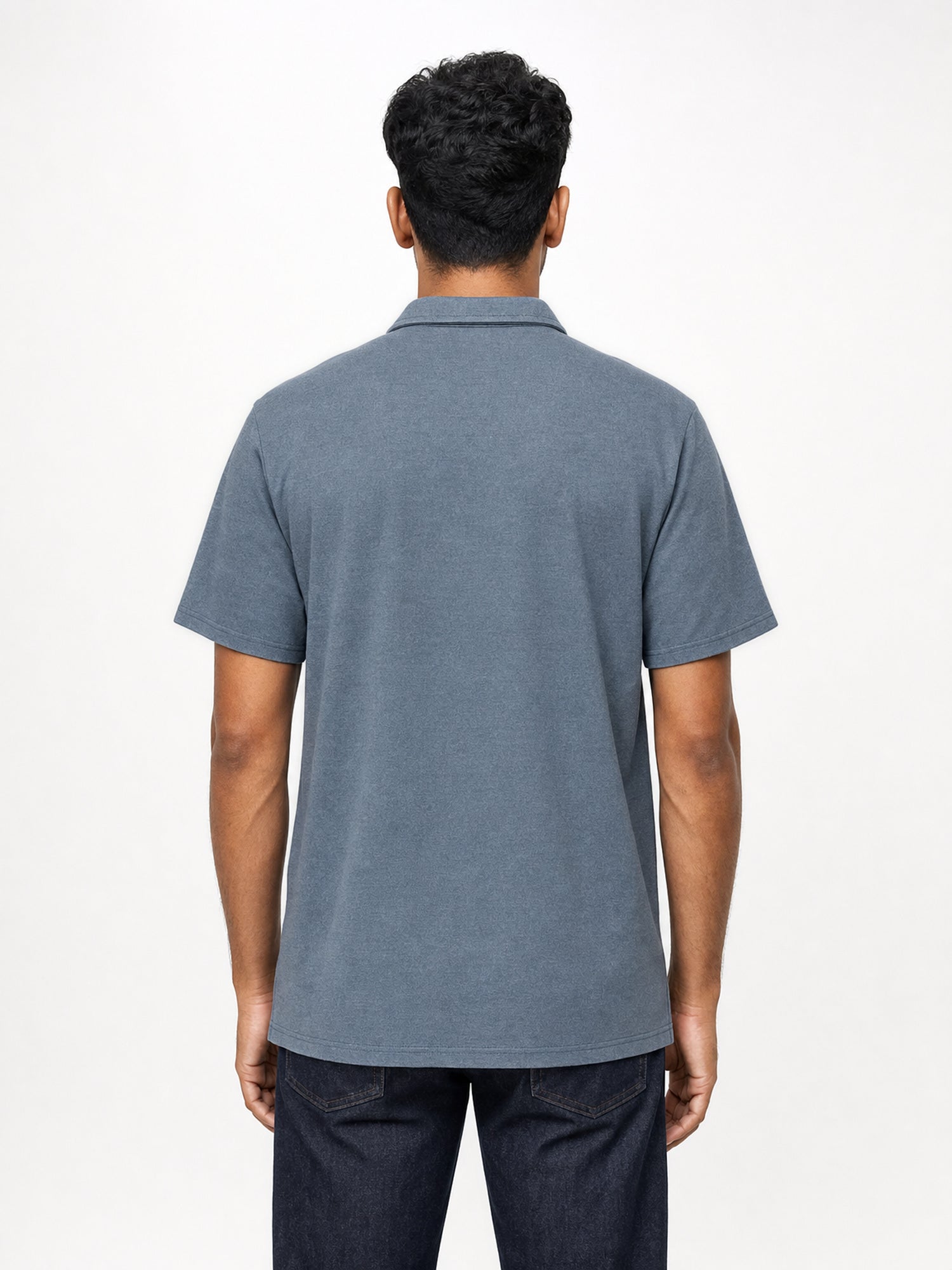 Men's Polo - Slate — 03 back full