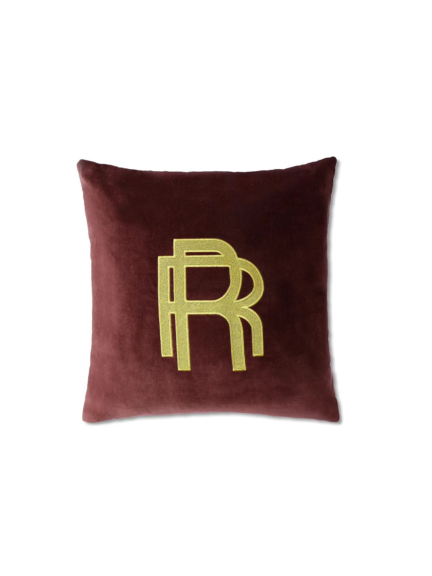 RR Logo Cushion Cover - Brown