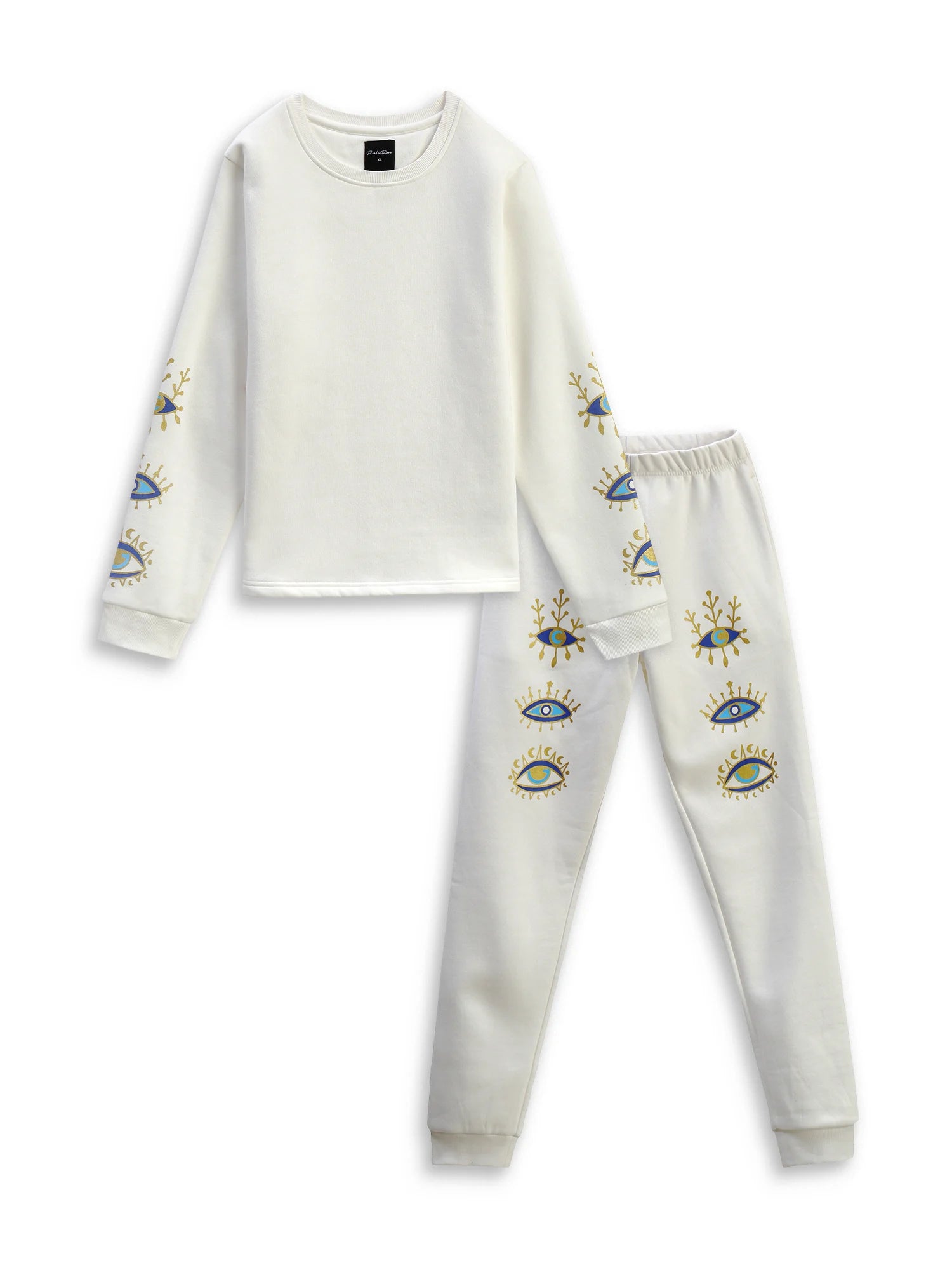 Sun & Moon Co-ord Set - White Sky