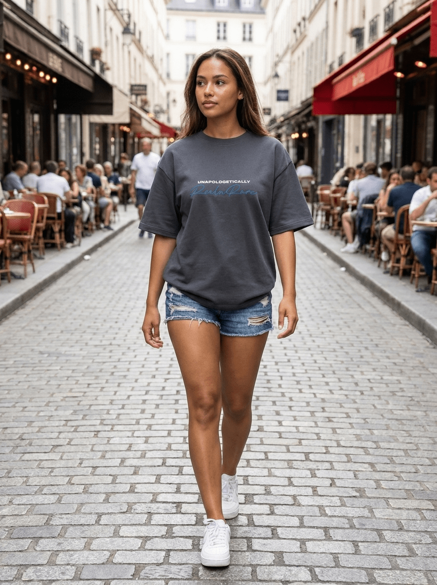 Against All Odd Oversized Tee - Grey - REAL n RARE