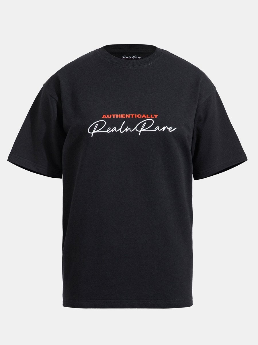 Authentically Oversized Tee - Black - REAL n RARE