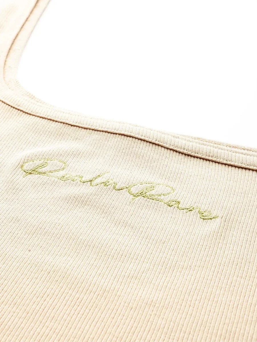 Beige Breathe Crop Top - REAL n RARE