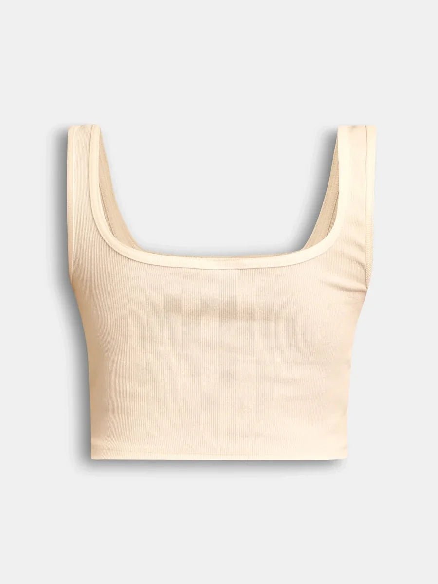 Beige Breathe Crop Top - REAL n RARE