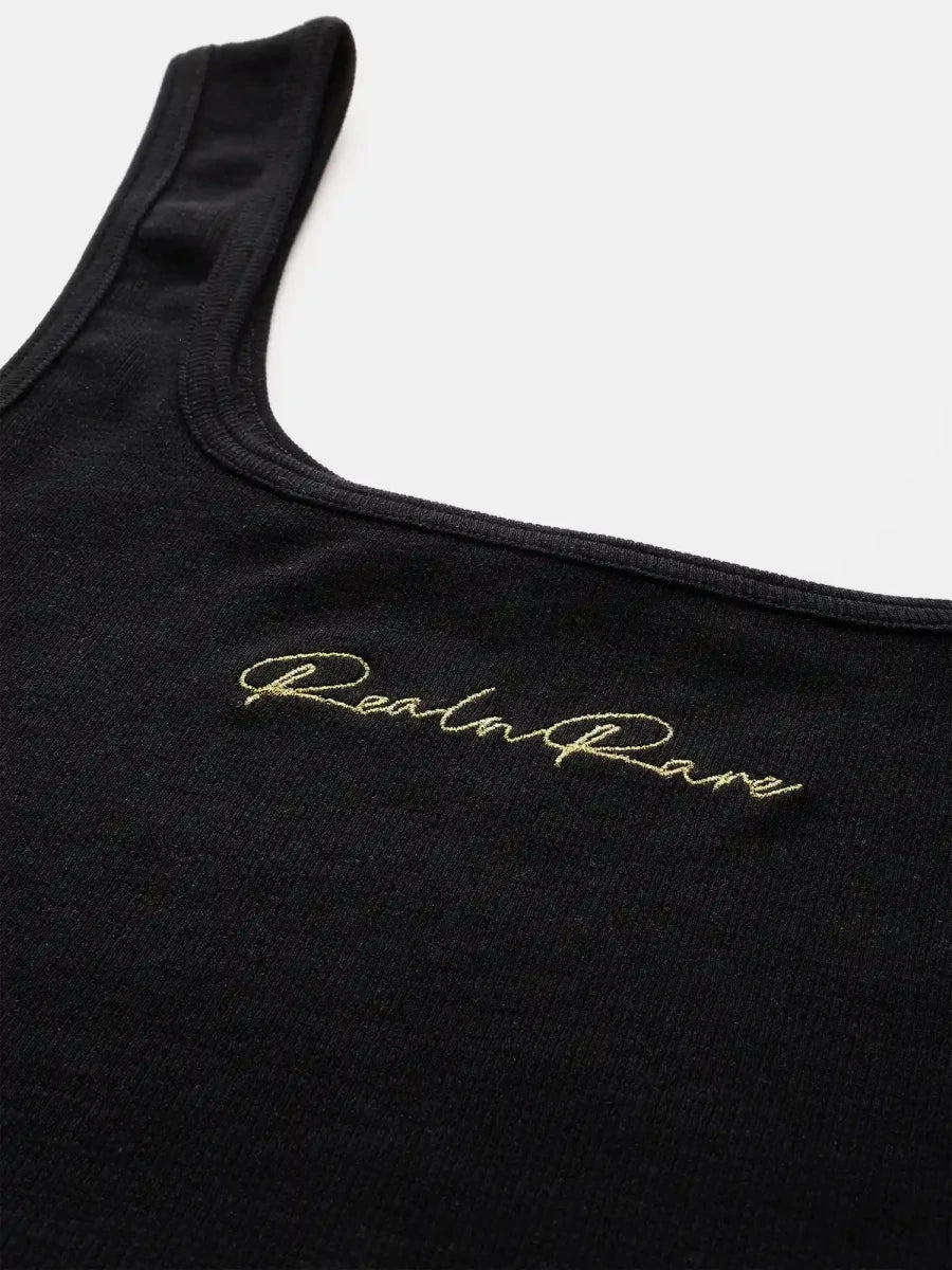 Black Breathe Crop Top - REAL n RARE