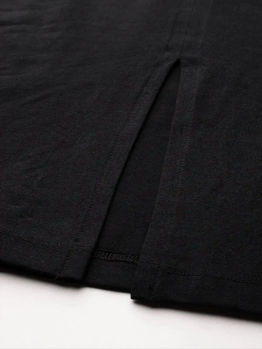 Black Flow With Me Bodycon Dress - REAL n RARE