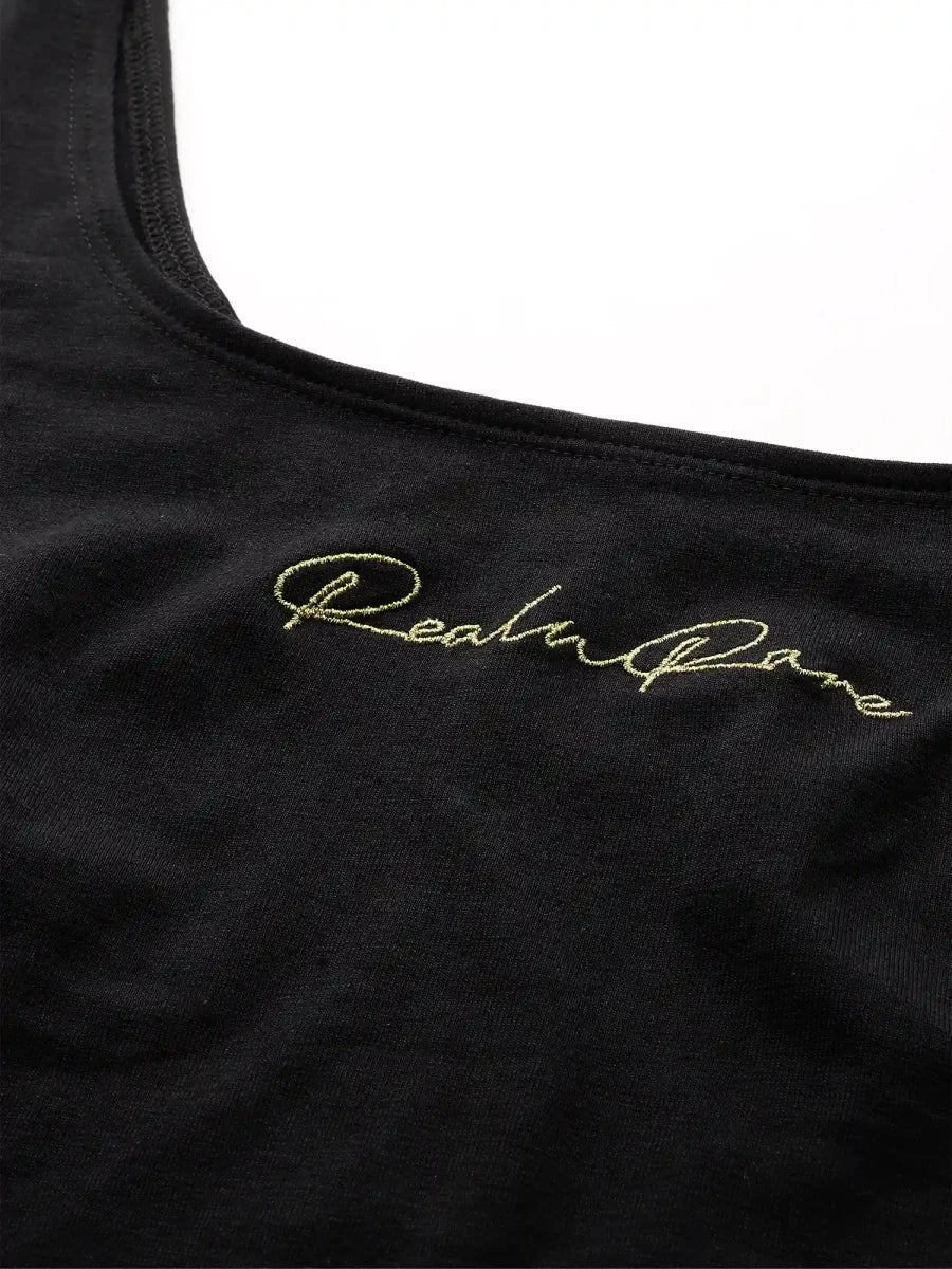 Black Flow With Me Bodycon Dress - REAL n RARE
