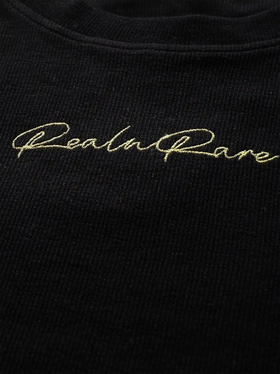 Black Peace Crop Top - REAL n RARE