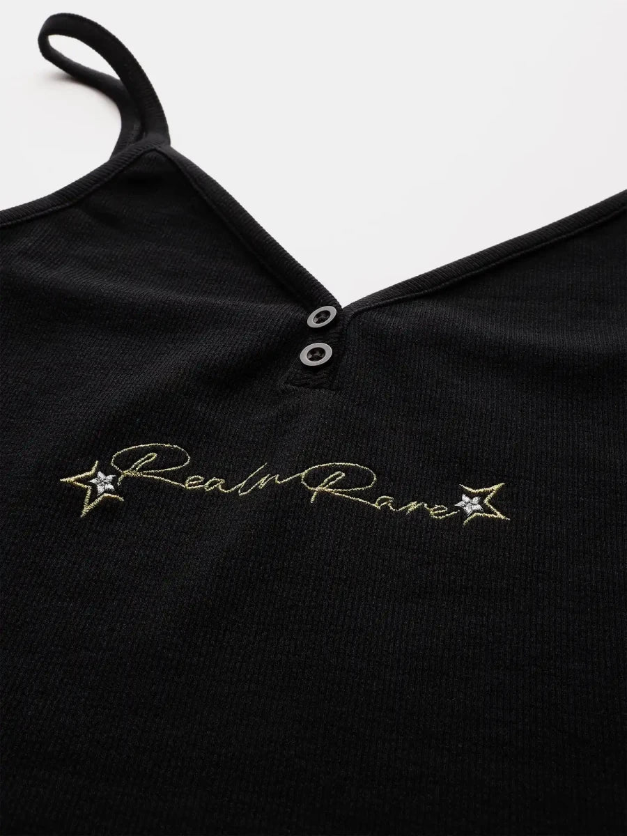 Black Reckless Backless Top - REAL n RARE