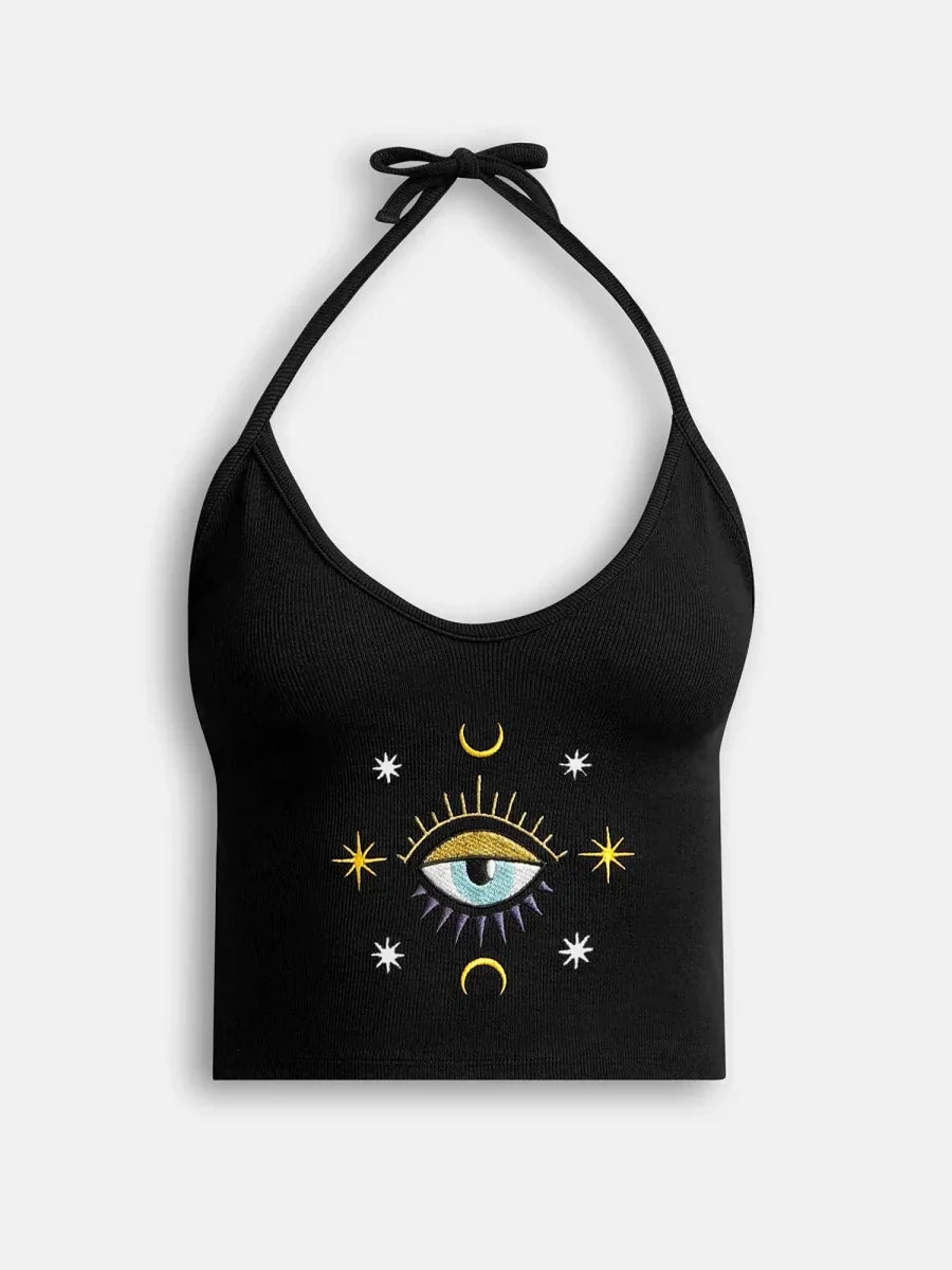 Black Sparkle Tie Me Up Top - REAL n RARE