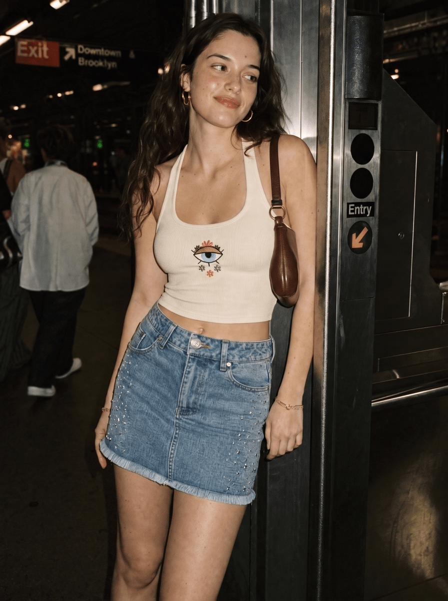 Cream White Bloom Halter Top - REAL n RARE