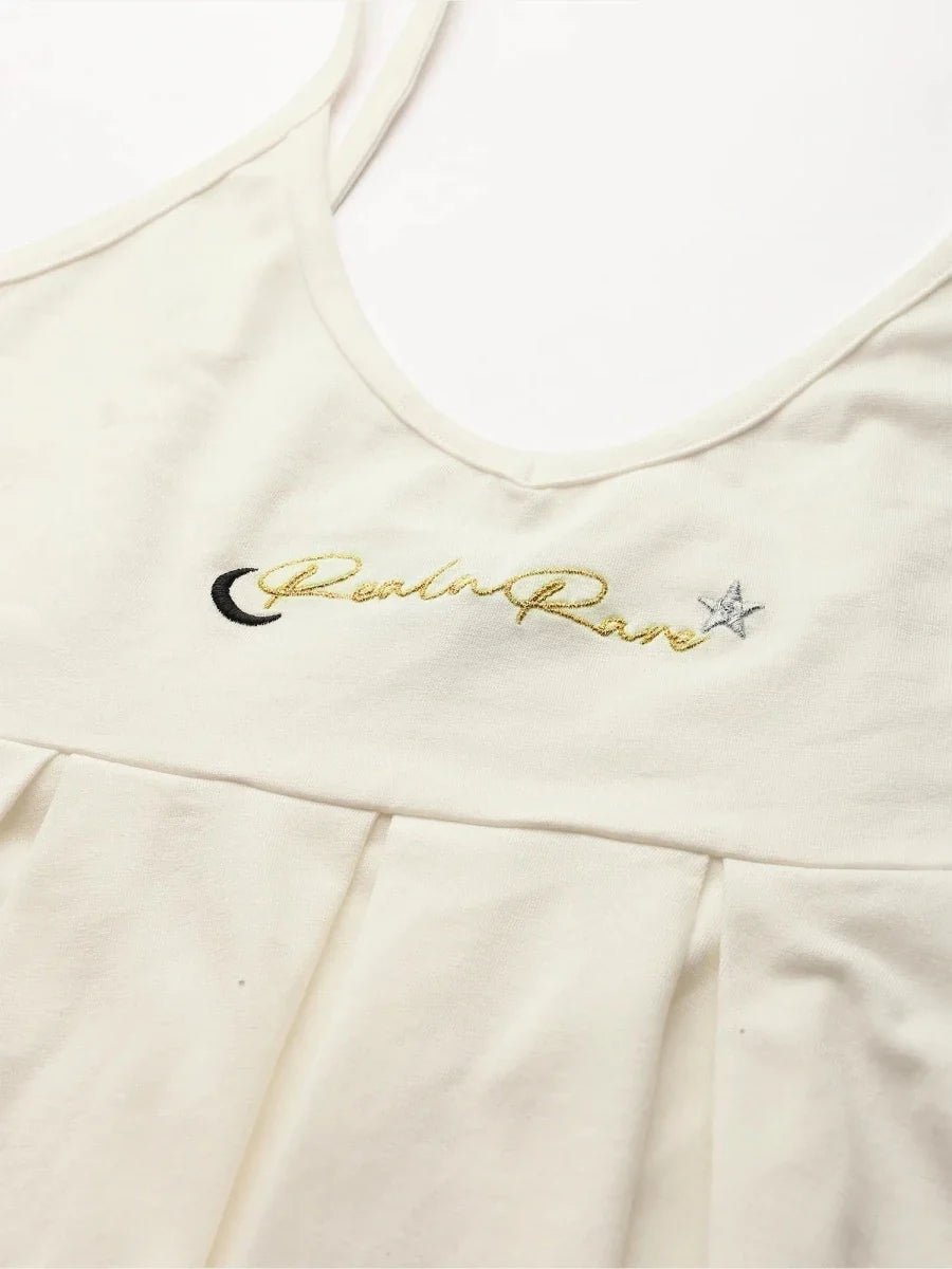 Cream White Summer Hot Top