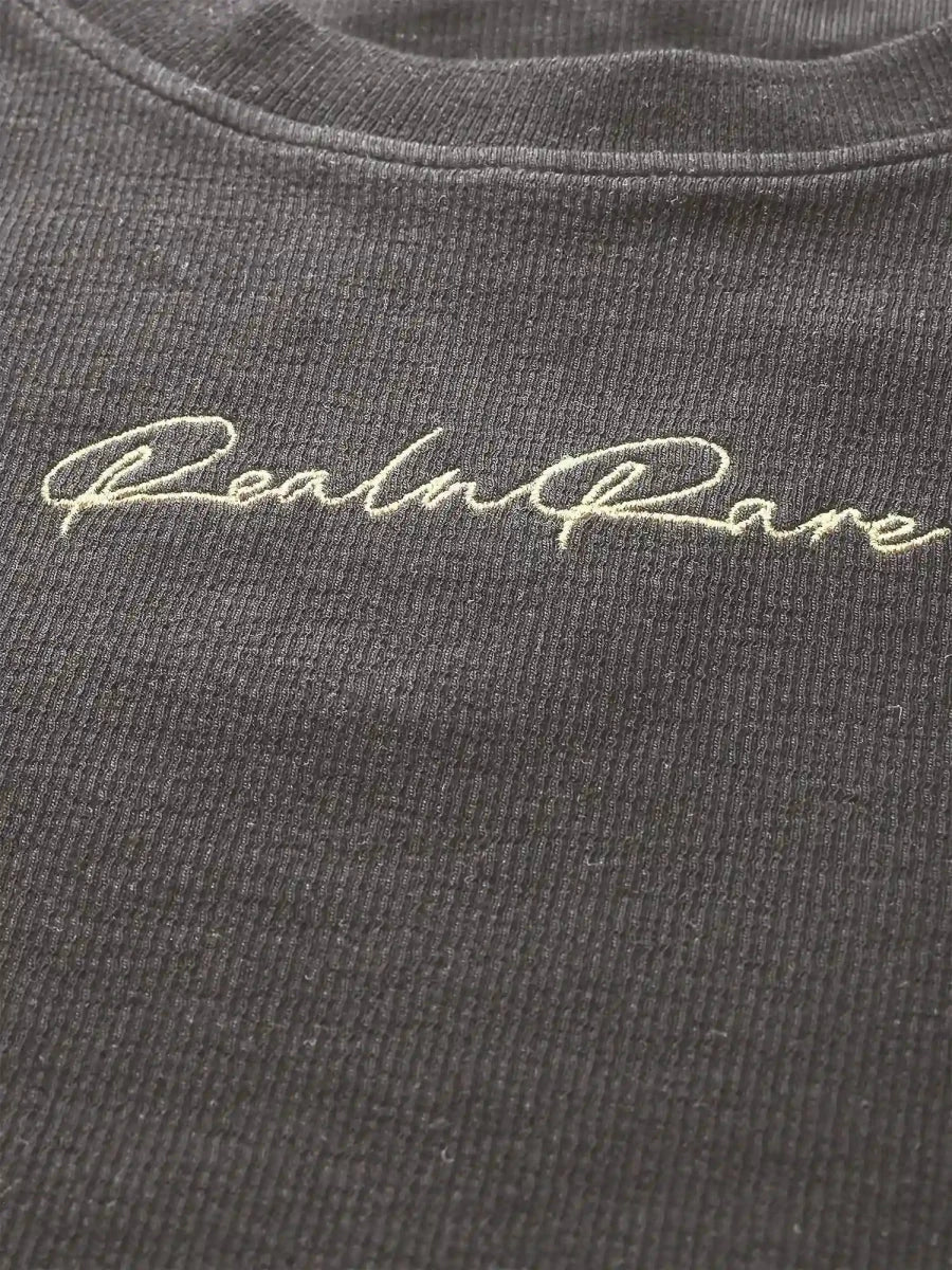Gray Peace Crop Top - REAL n RARE
