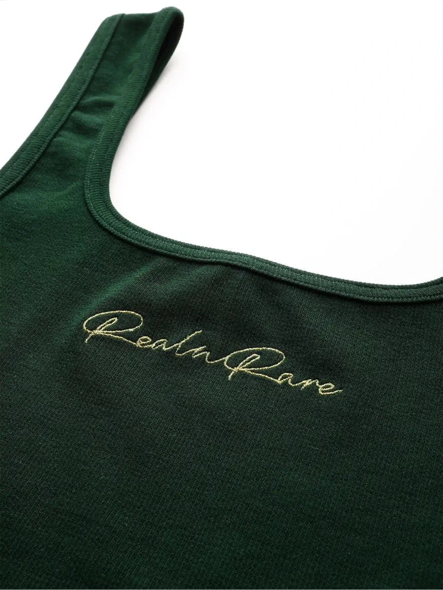 Green Breathe Crop Top - REAL n RARE