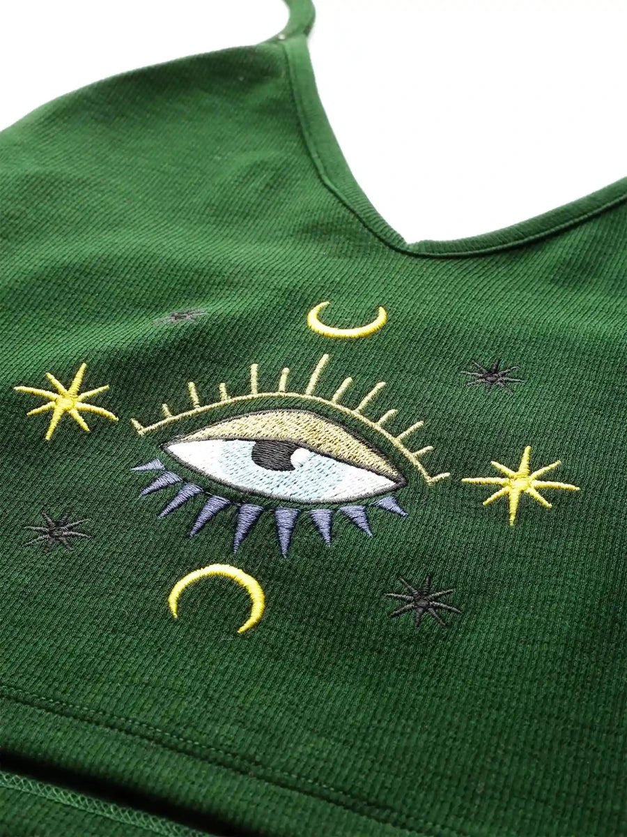 Green Sparkle Tie Me Up Top - REAL n RARE