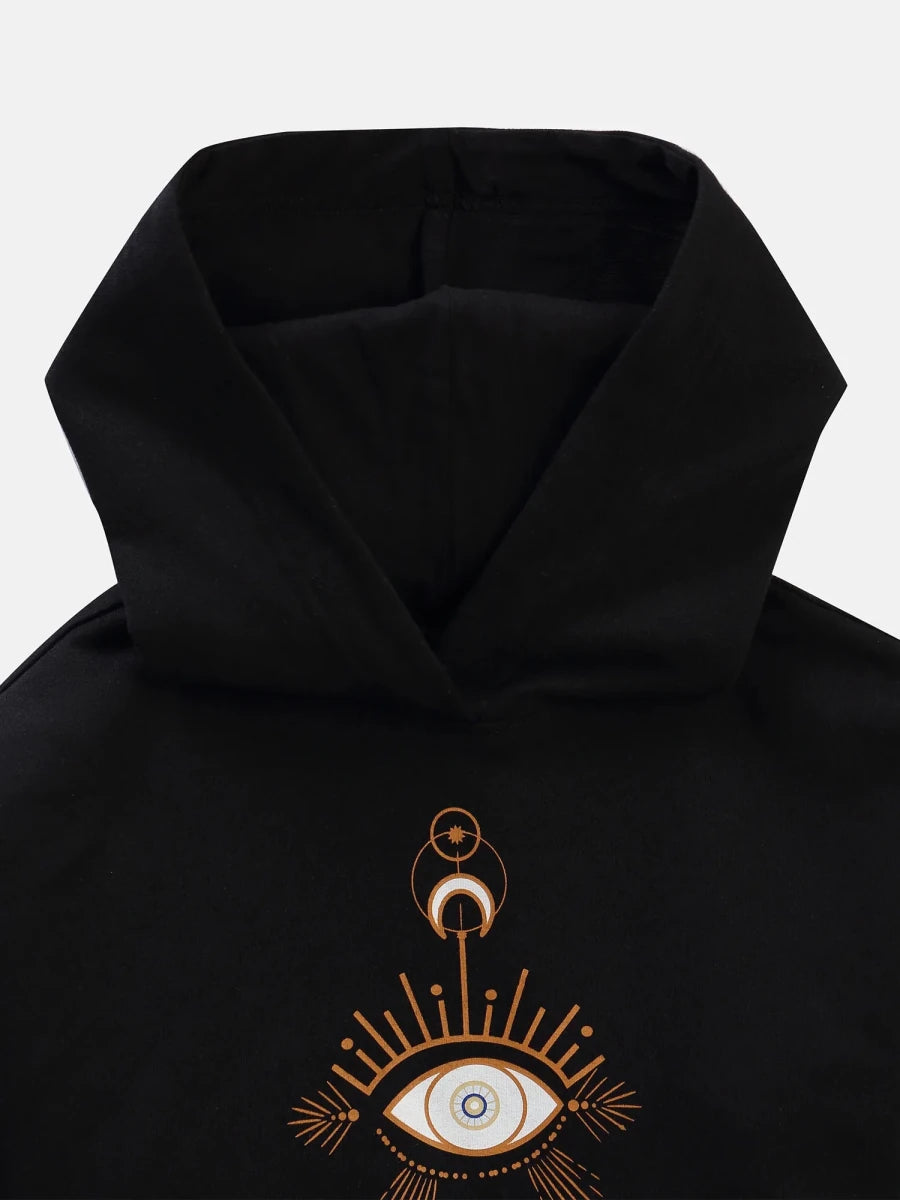 Levitate Crop Hoodie & PJ - Black - REAL n RARE