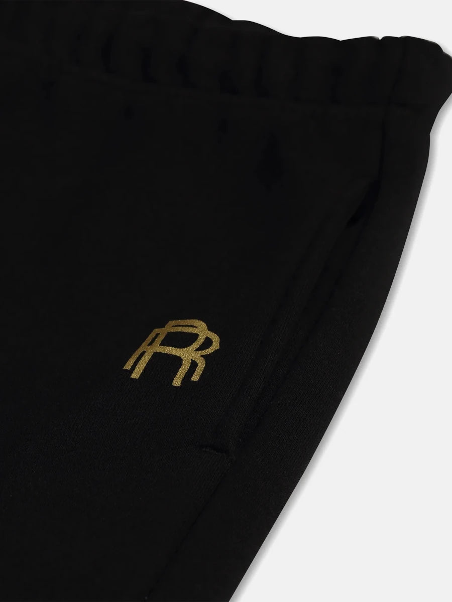 Levitate Crop Hoodie & PJ - Black - REAL n RARE
