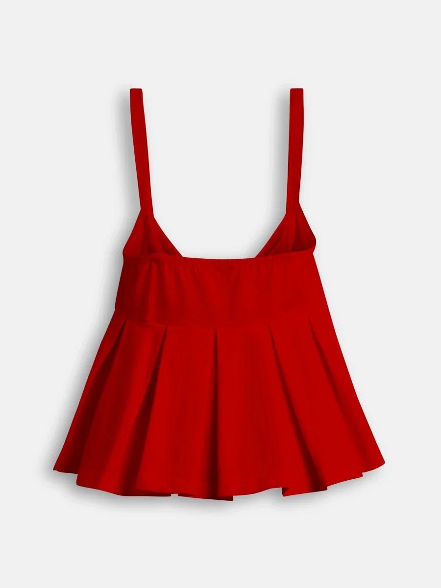 Oxyblood Red Summer Hot Top - REAL n RARE