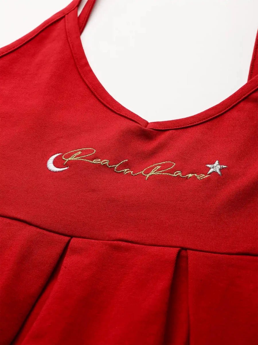 Oxyblood Red Summer Hot Top - REAL n RARE