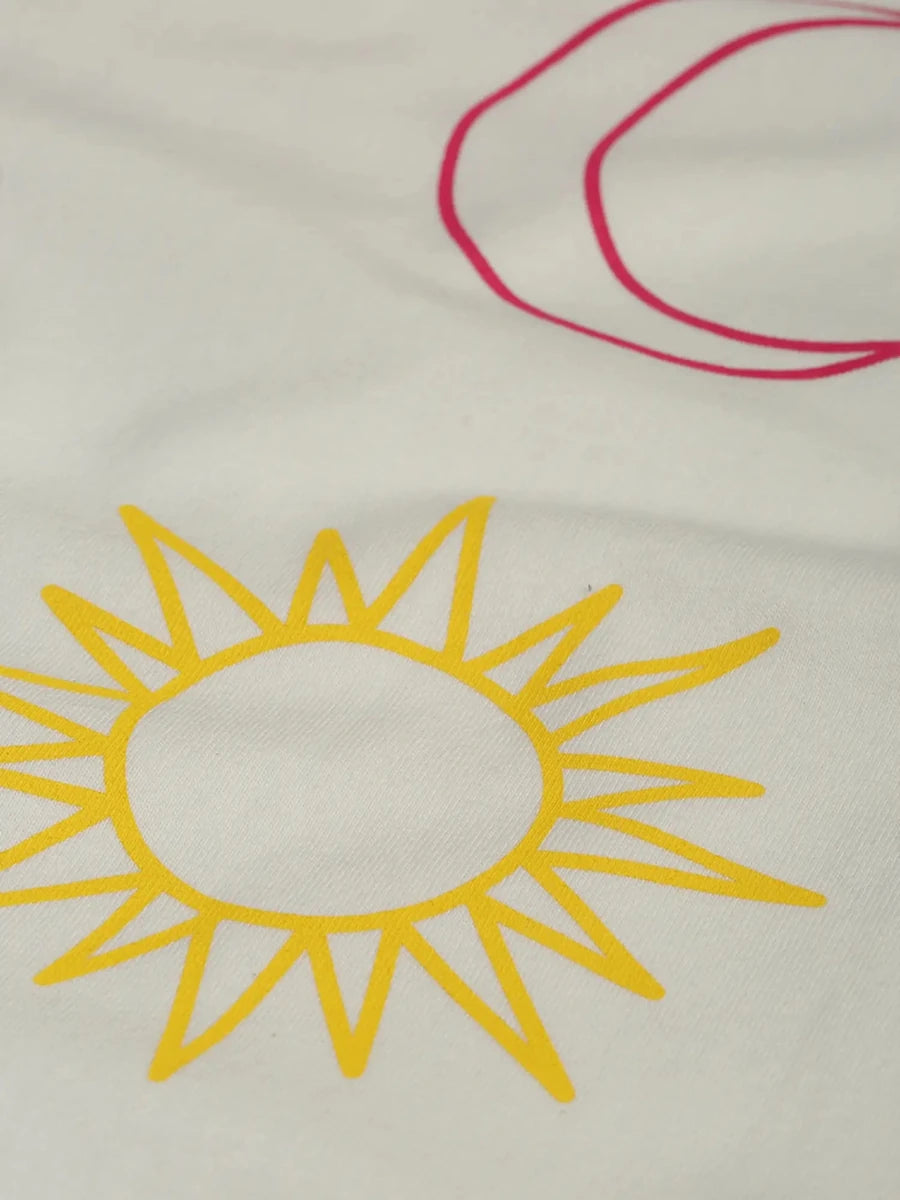 Peace Off Oversized Tee - Off White - REAL n RARE