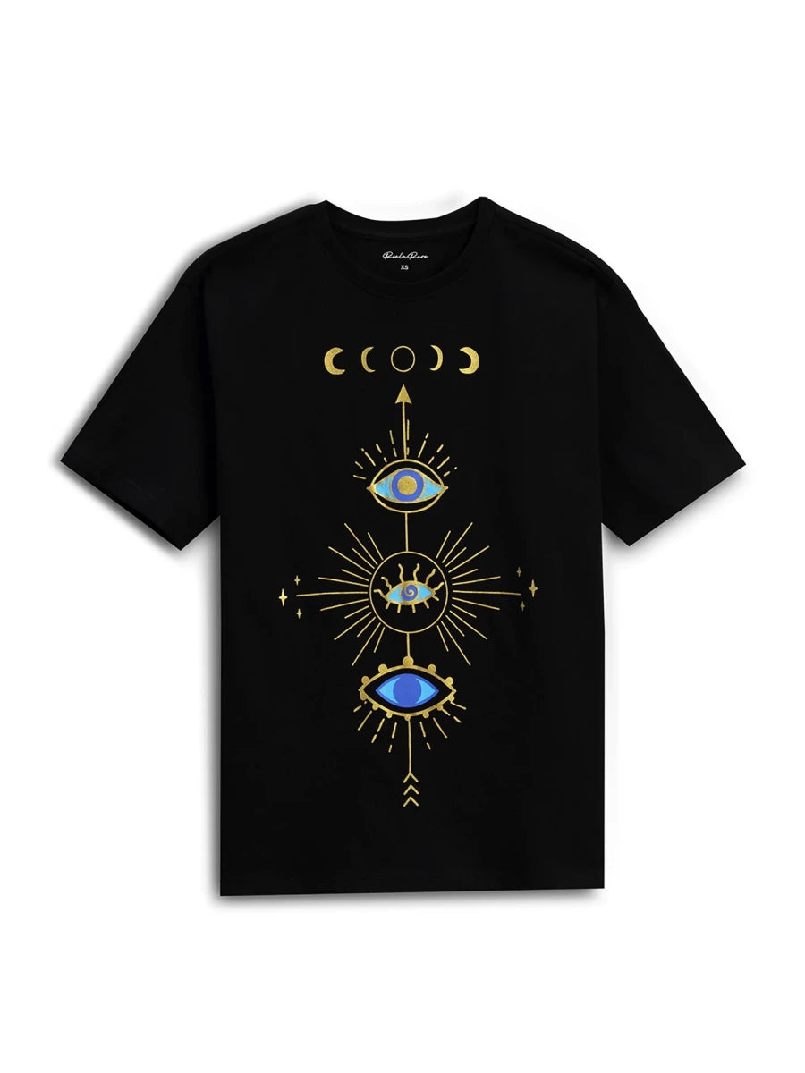 Peace Oversized Tee - Black - REAL n RARE