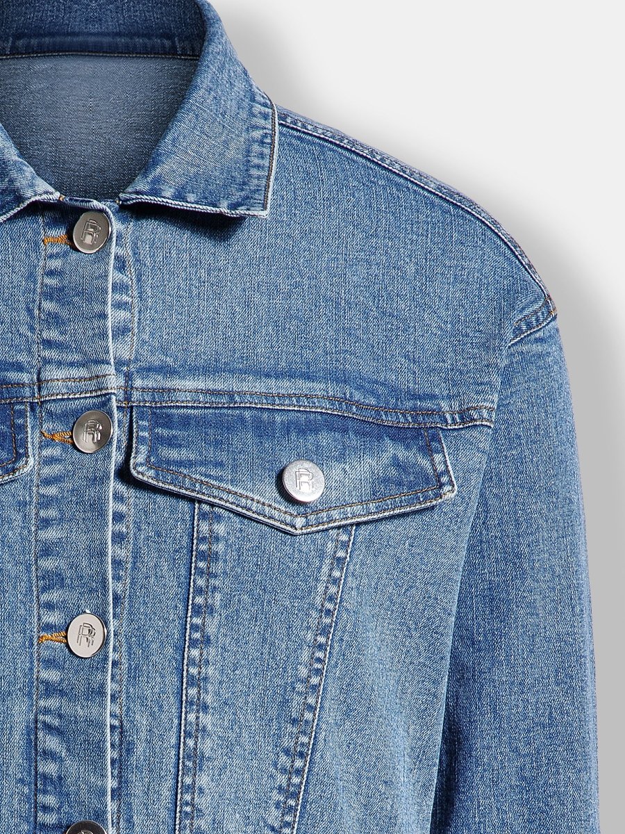 Real n Rare Denim Oversized Jacket - Light Blue - REAL n RARE