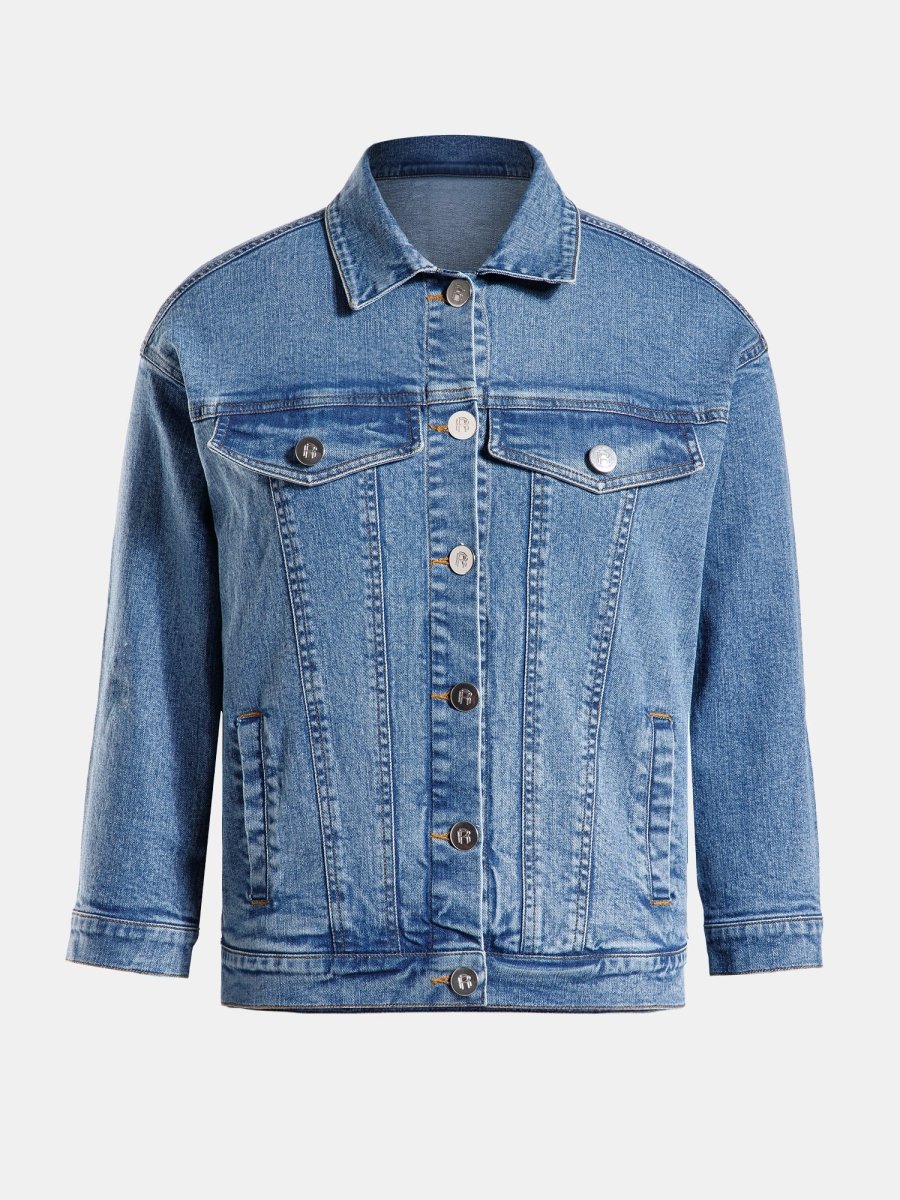 Real n Rare Denim Oversized Jacket - Light Blue - REAL n RARE