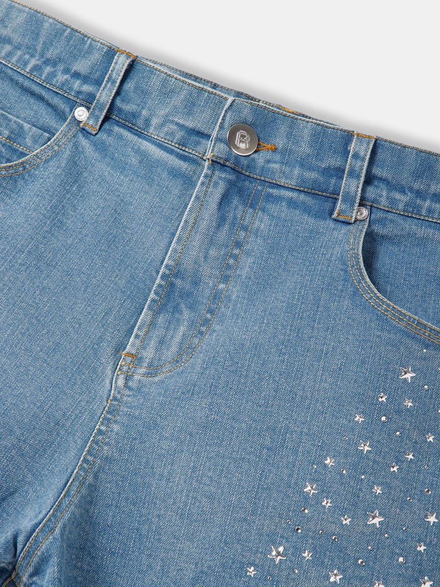 Real n Rare Denim Shorts - Light Blue - REAL n RARE